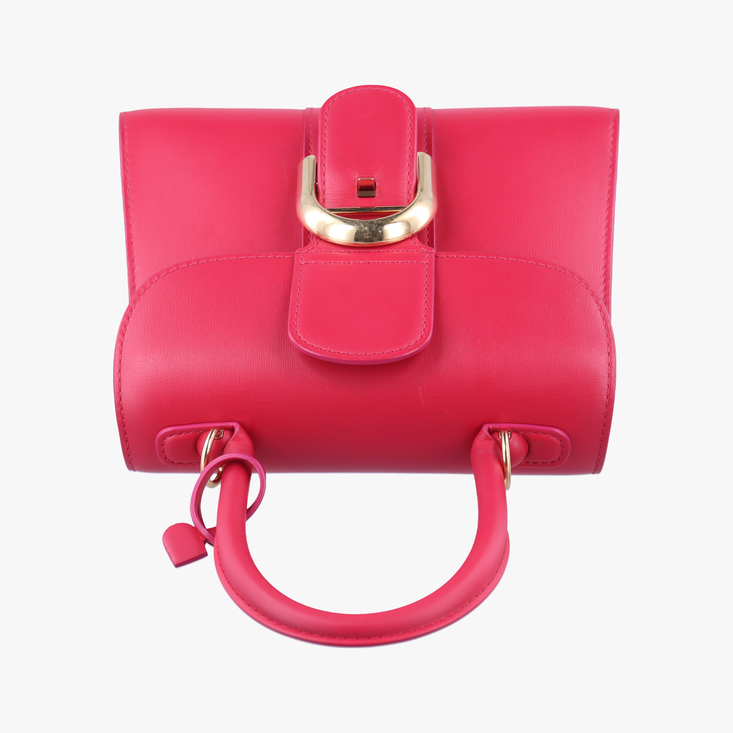 Vintage Delvaux Brillant Mini Red leather  handbag | stylenewstar