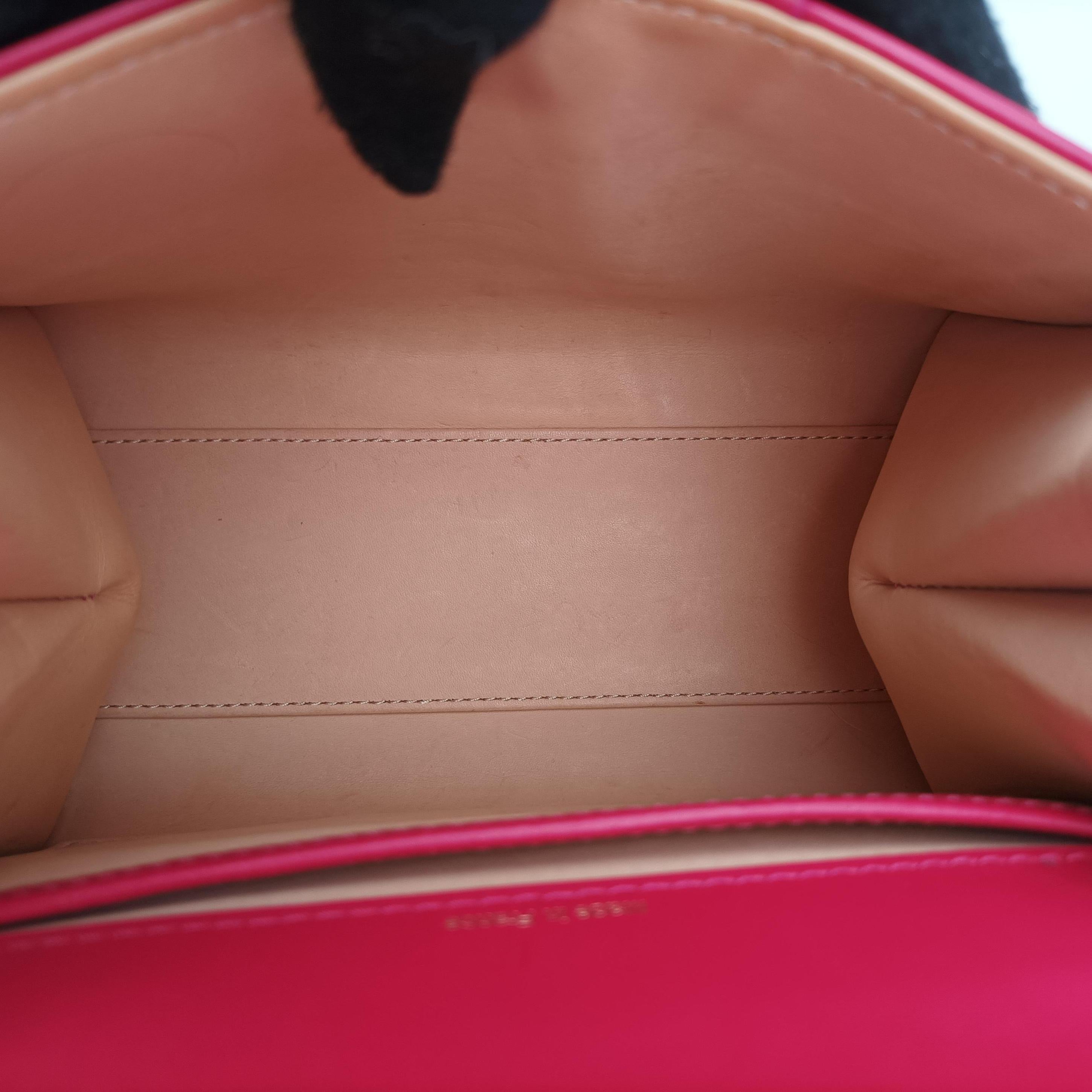 Vintage Delvaux Brillant Mini Red leather  handbag | stylenewstar