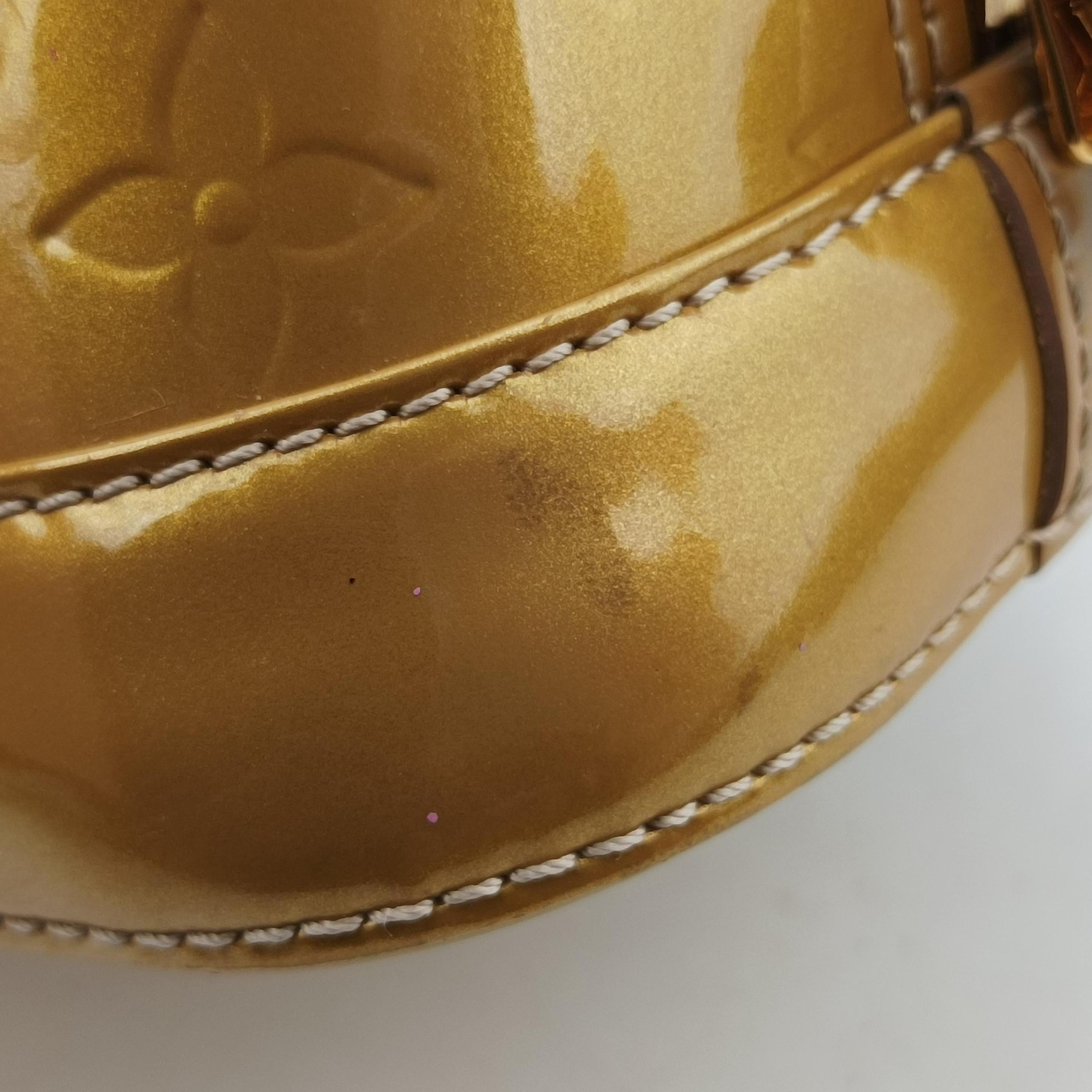 Vintage Louis Vuitton Alma BB Beige Poudre Vernis M91752 shoulderbag | stylenewstar