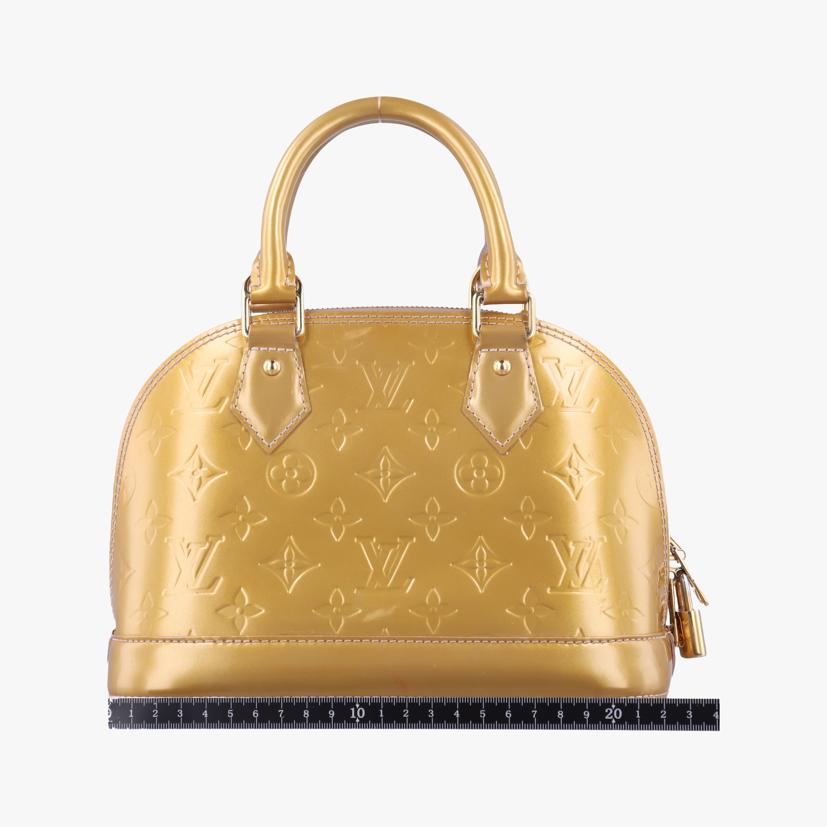 Vintage Louis Vuitton Alma BB Beige Poudre Vernis M91752 shoulderbag | stylenewstar