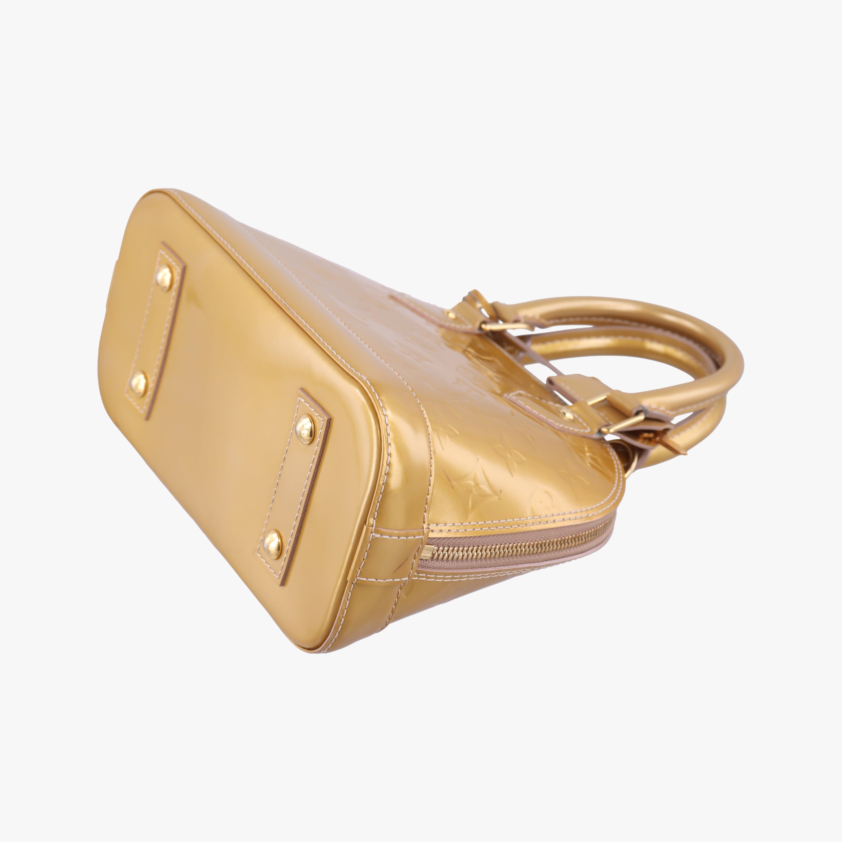 Vintage Louis Vuitton Alma BB Beige Poudre Vernis M91752 shoulderbag | stylenewstar