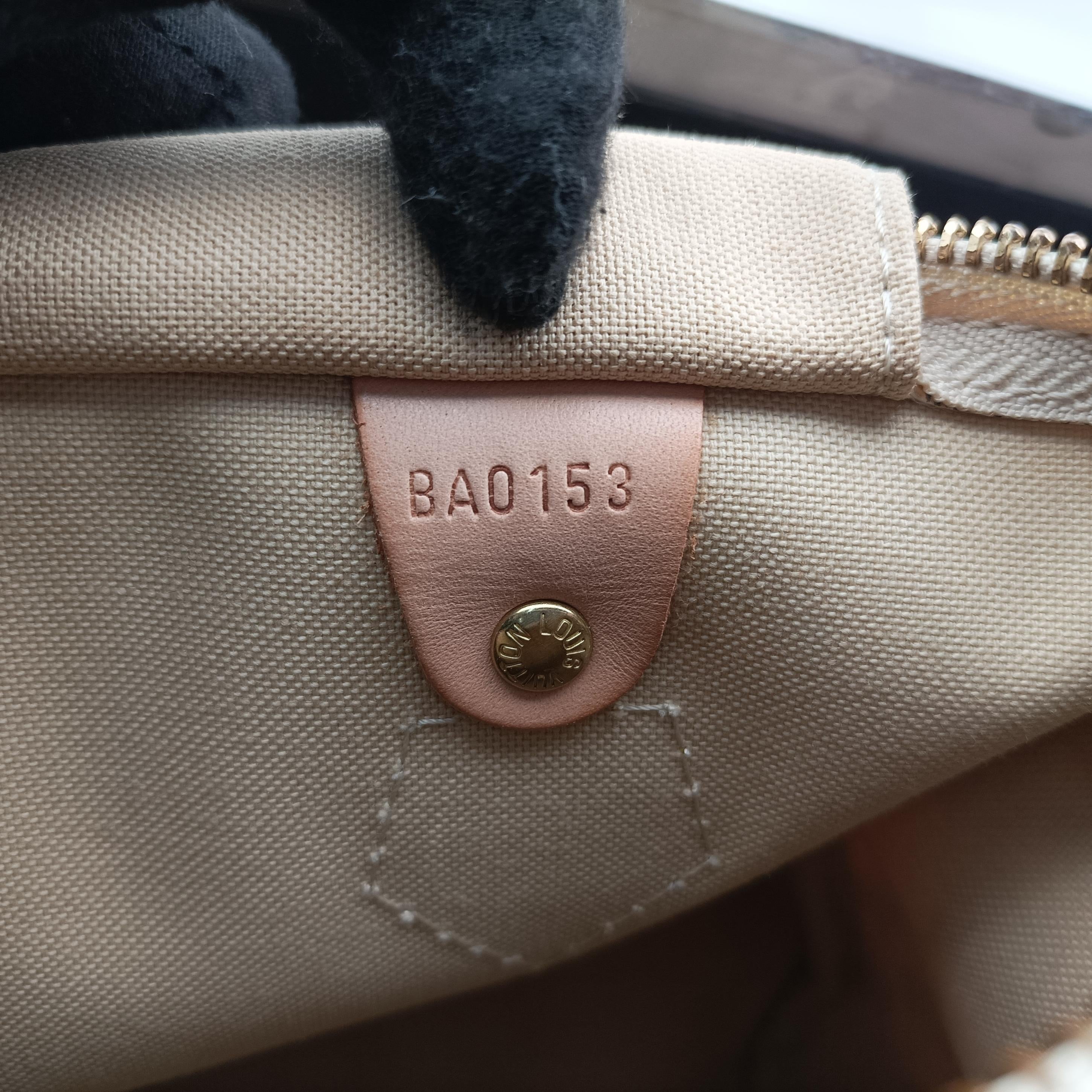 Secondhand Louis Vuitton Speedy 30 AZUR Damier Canvas N41533 handbag | stylenewstar