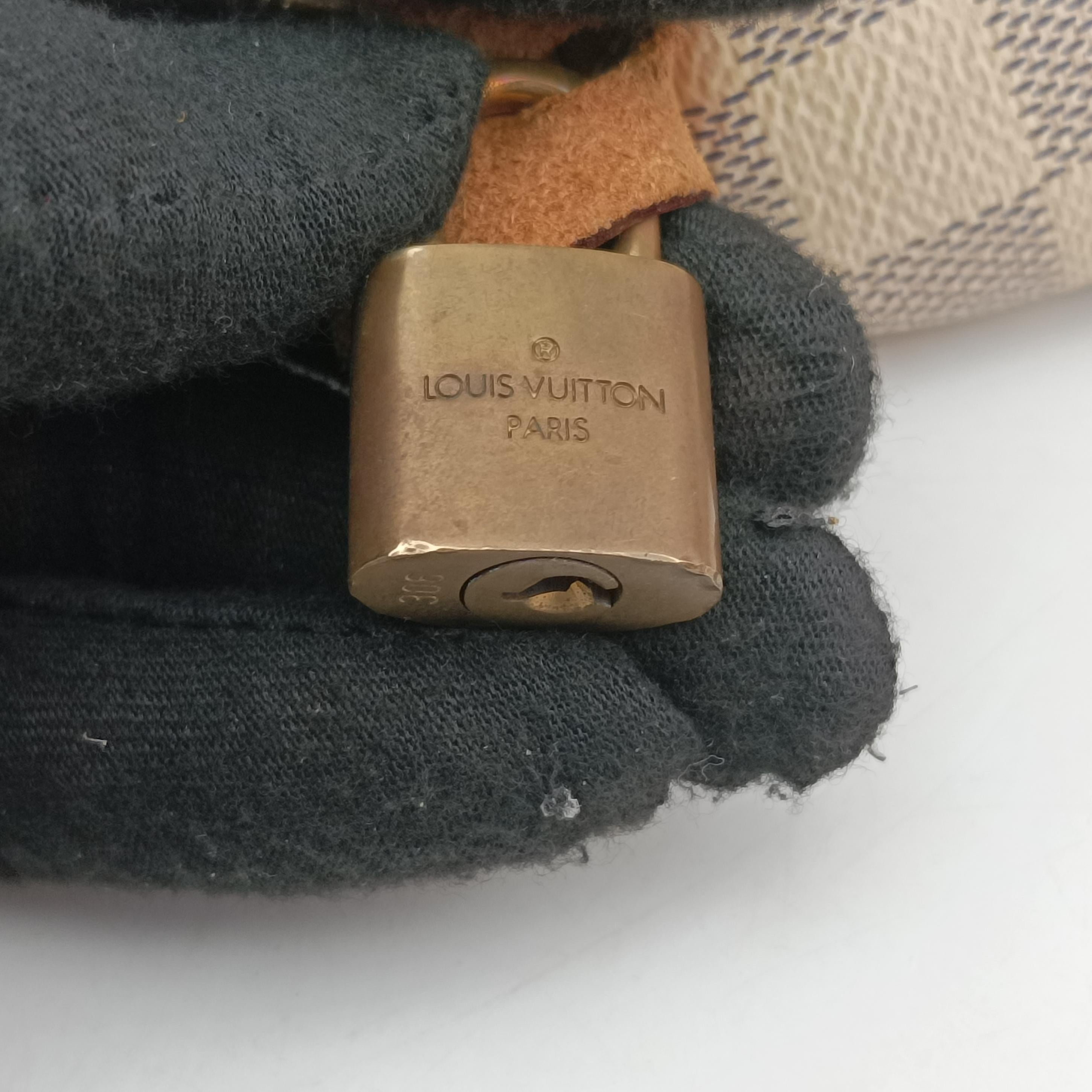 Secondhand Louis Vuitton Speedy 30 AZUR Damier Canvas N41533 handbag | stylenewstar