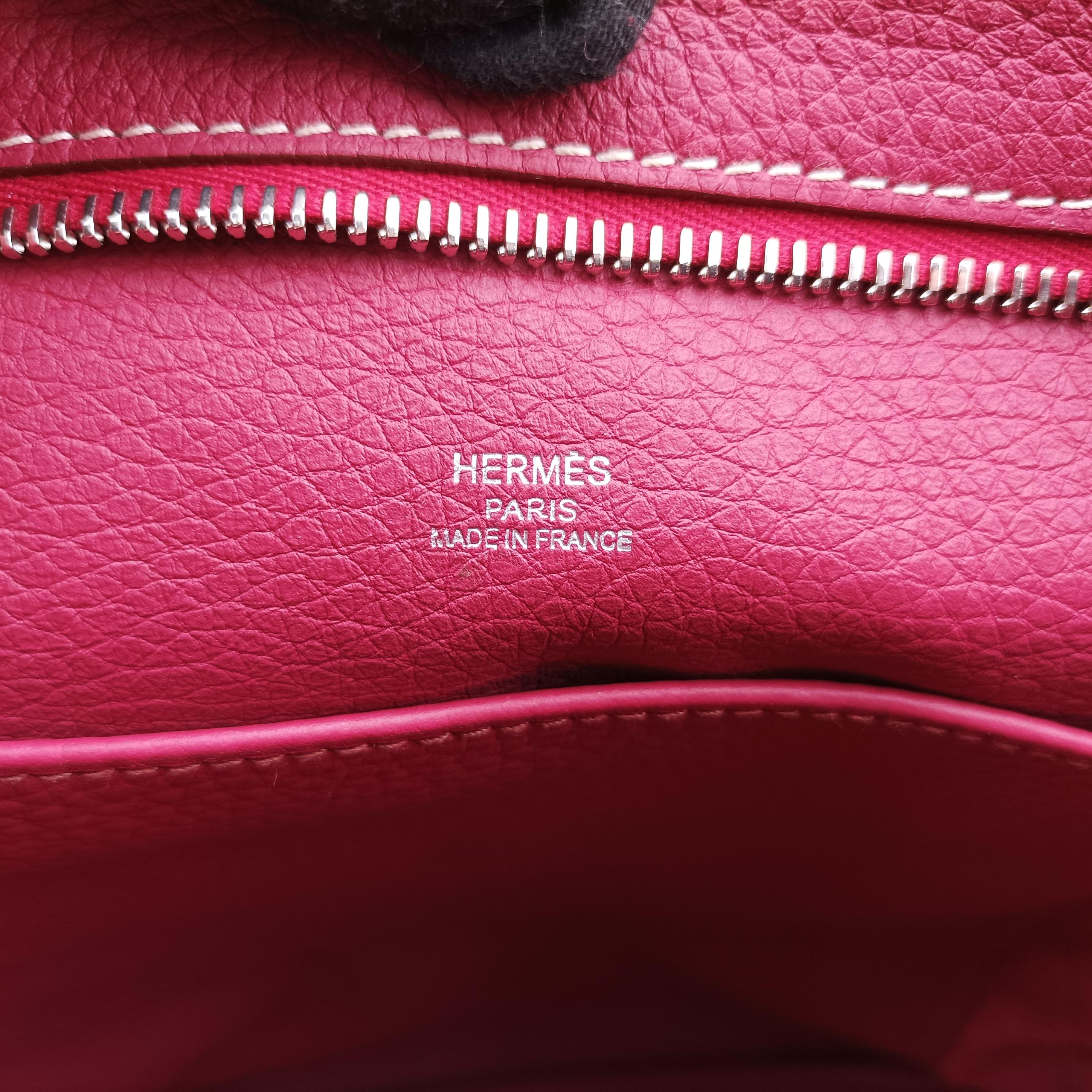 Pre-owned Hermes Sac Good News GM Burgundy Leather  shoulderbag | stylenewstar