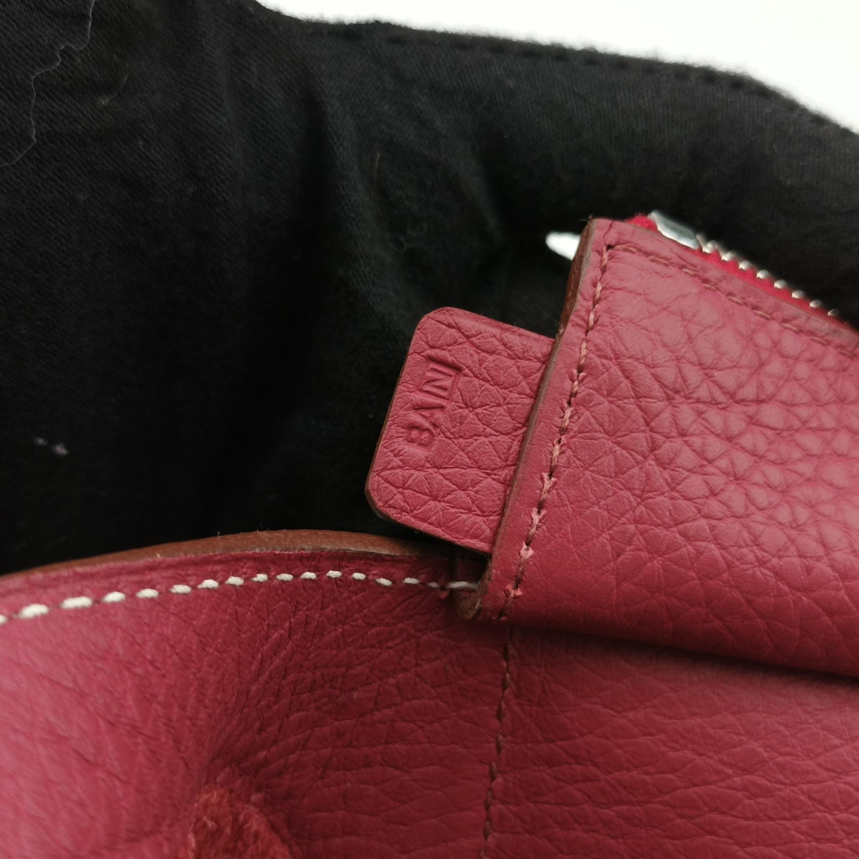 Pre-owned Hermes Sac Good News GM Burgundy Leather  shoulderbag | stylenewstar