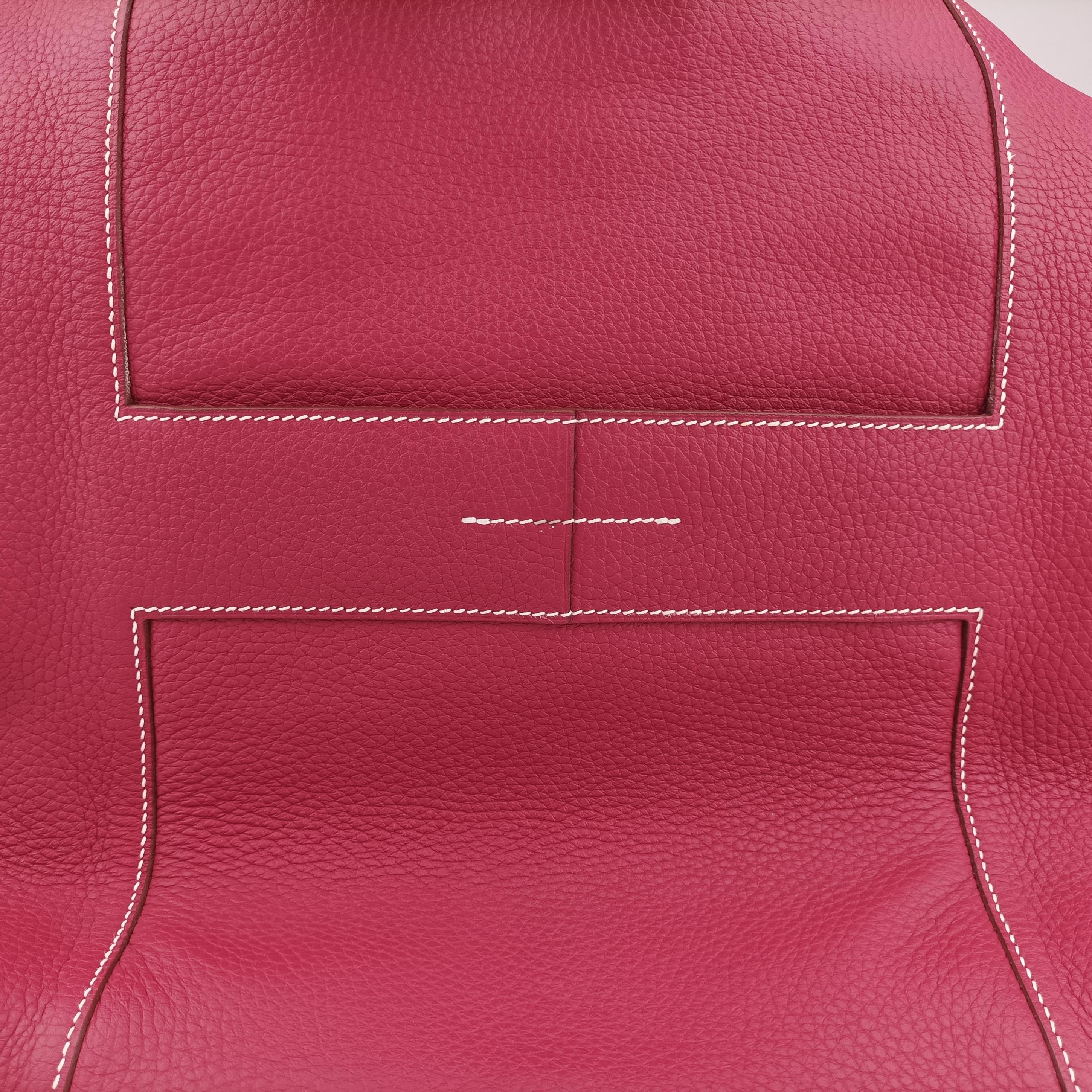 Pre-owned Hermes Sac Good News GM Burgundy Leather  shoulderbag | stylenewstar