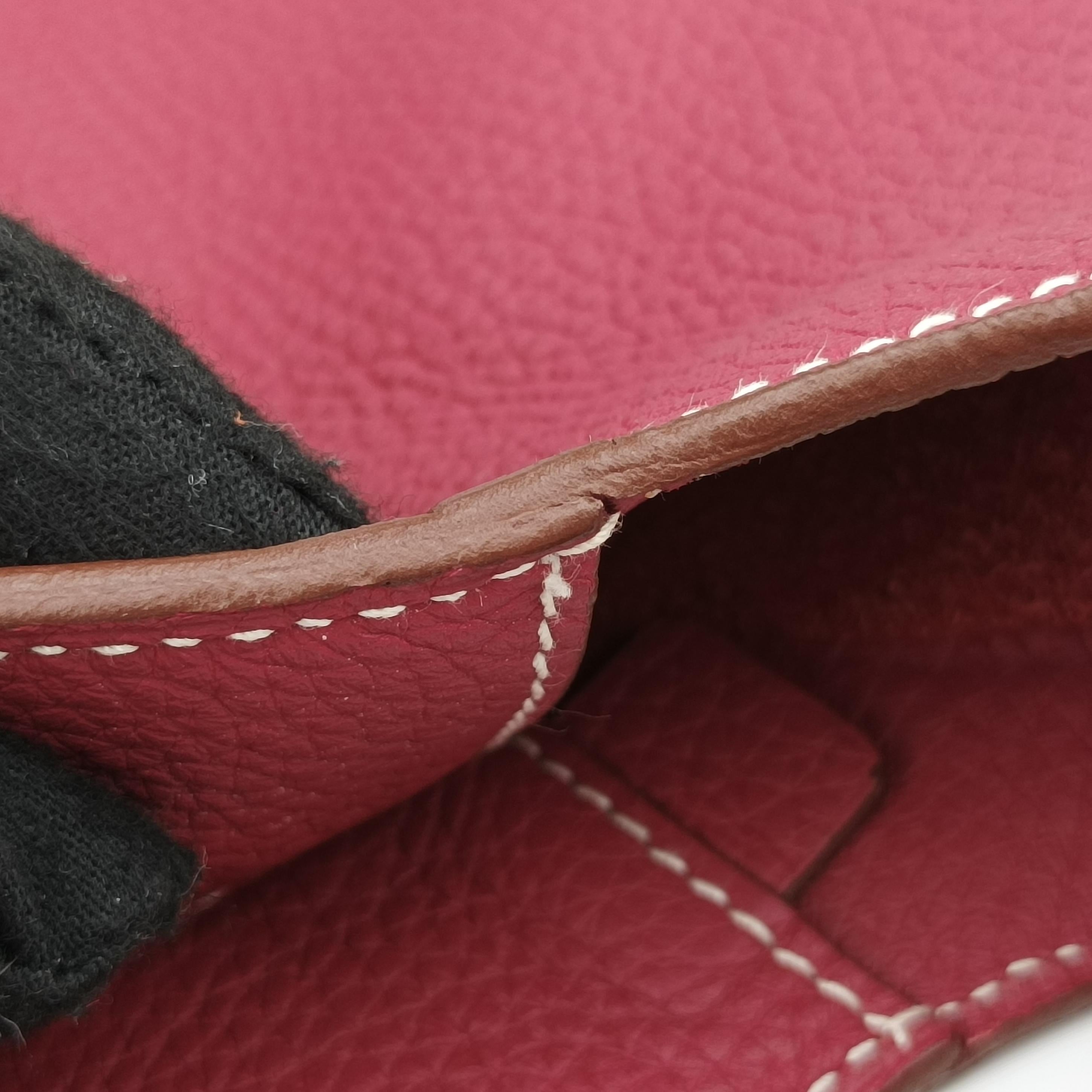 Pre-owned Hermes Sac Good News GM Burgundy Leather  shoulderbag | stylenewstar