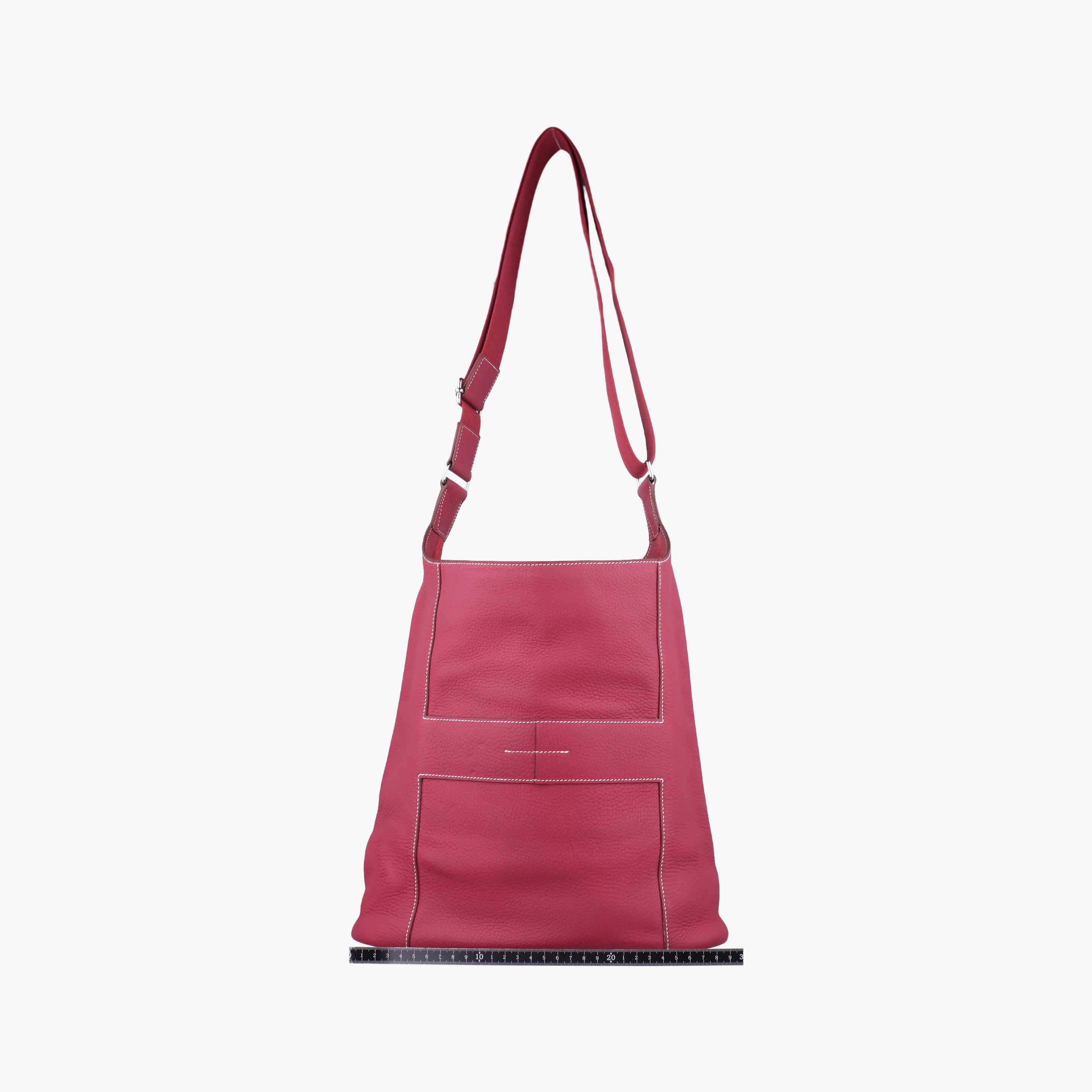 Pre-owned Hermes Sac Good News GM Burgundy Leather  shoulderbag | stylenewstar