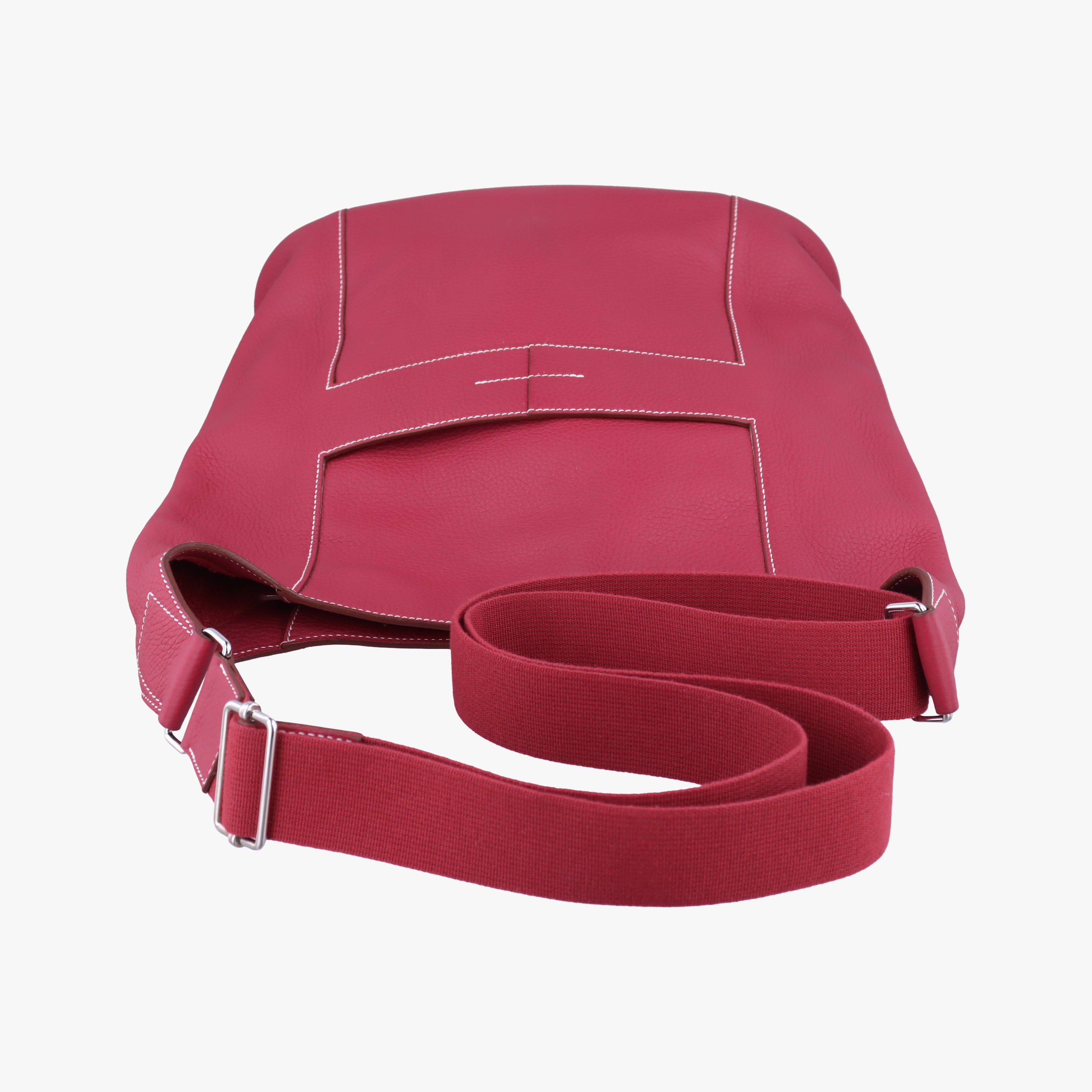 Pre-owned Hermes Sac Good News GM Burgundy Leather  shoulderbag | stylenewstar