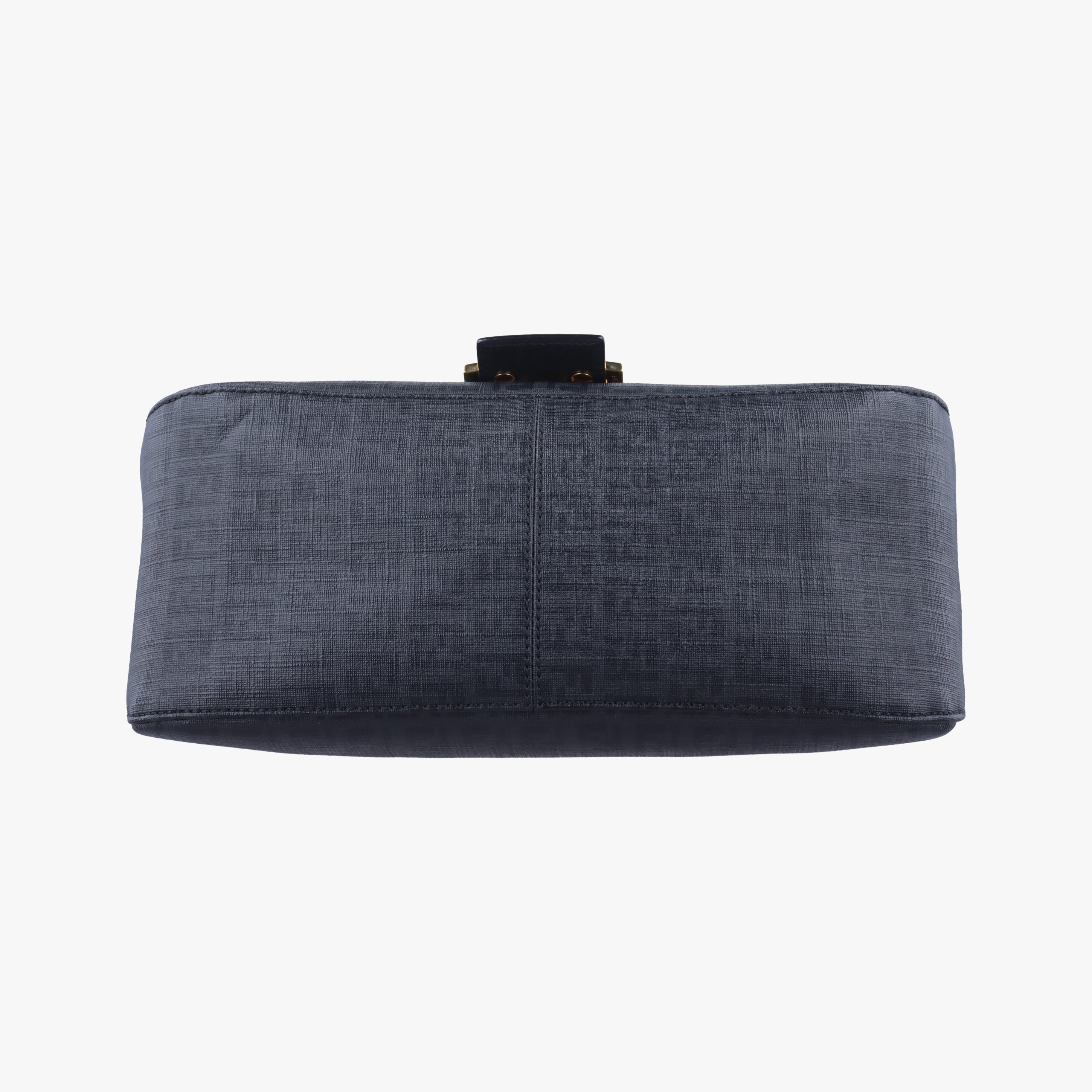 Vintage Fendi Baguette Zucchino Black PVC Coated Canvas 8BR001 shoulderbag | stylenewstar
