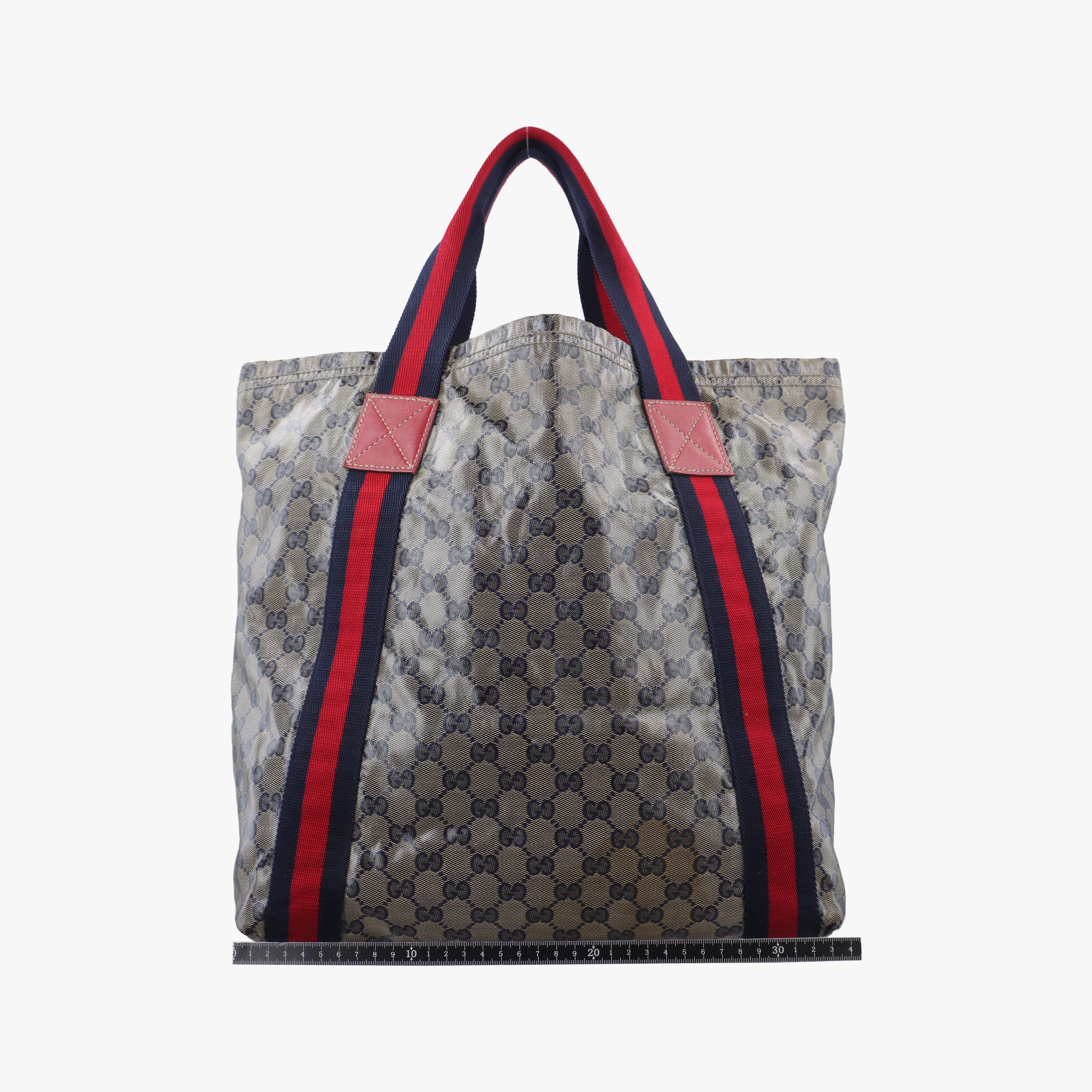 Pre-owned Gucci GG Crystal PVC Tote beige×Multicolour PVC coated canvas 189669 handbag | stylenewstar