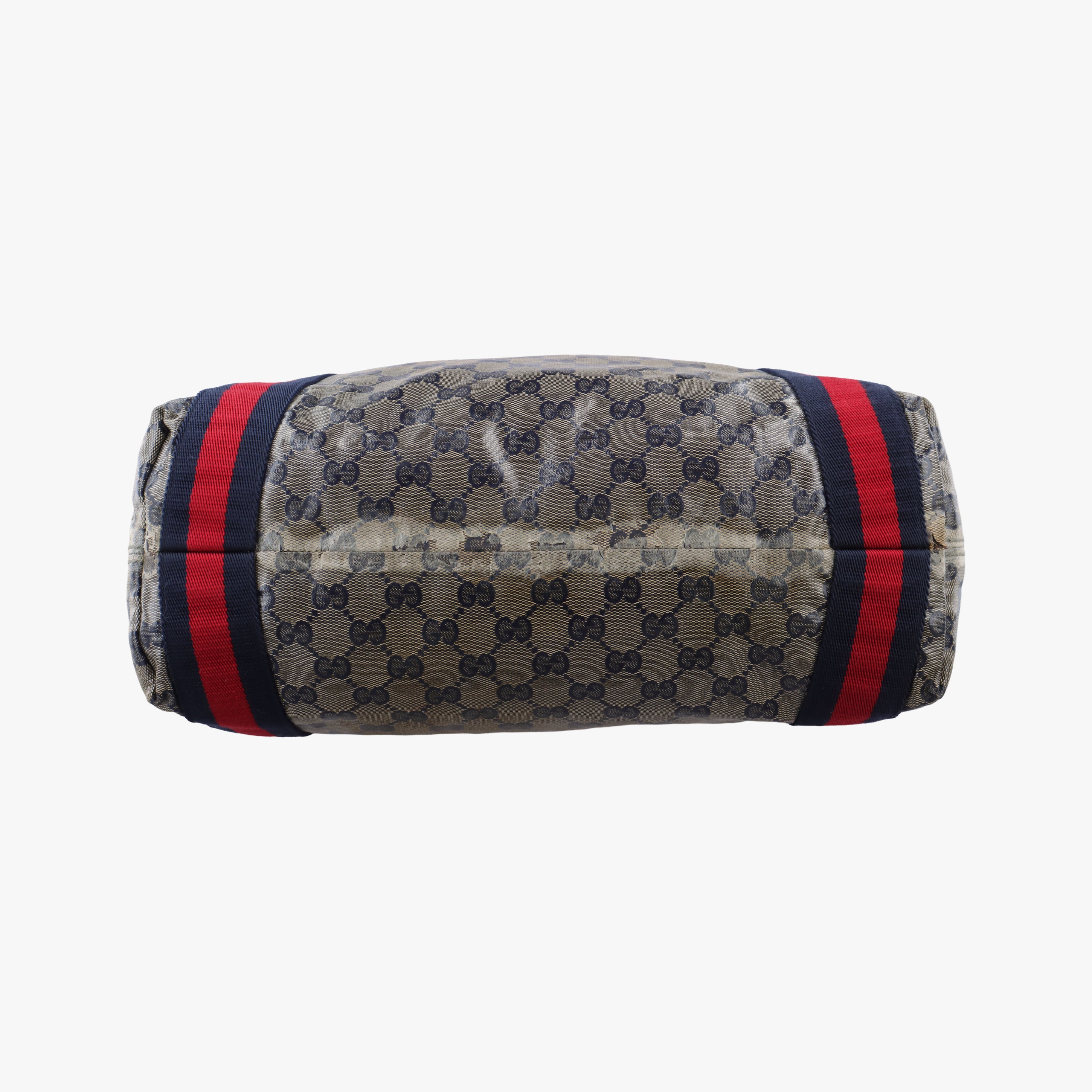 Pre-owned Gucci GG Crystal PVC Tote beige×Multicolour PVC coated canvas 189669 handbag | stylenewstar