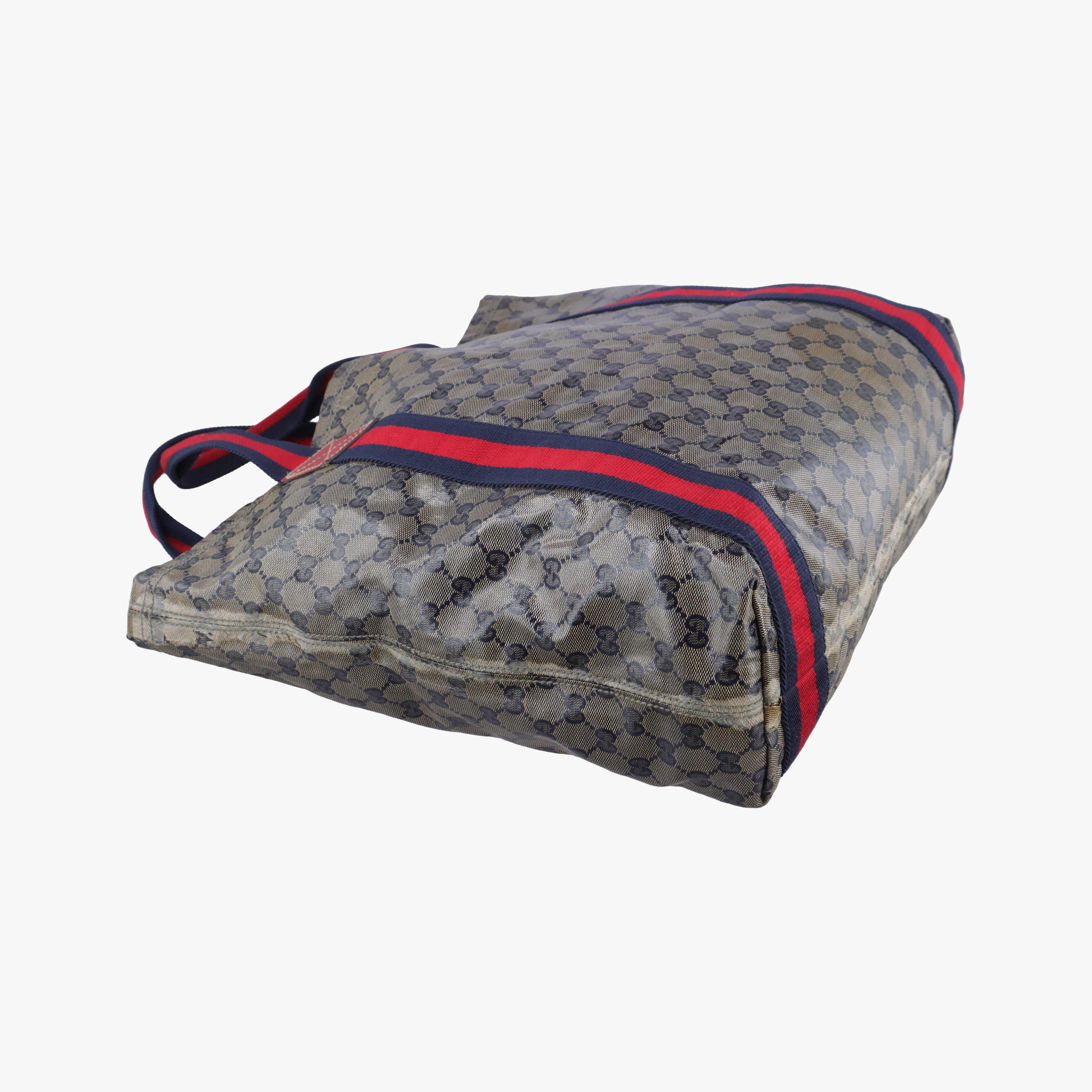 Pre-owned Gucci GG Crystal PVC Tote beige×Multicolour PVC coated canvas 189669 handbag | stylenewstar