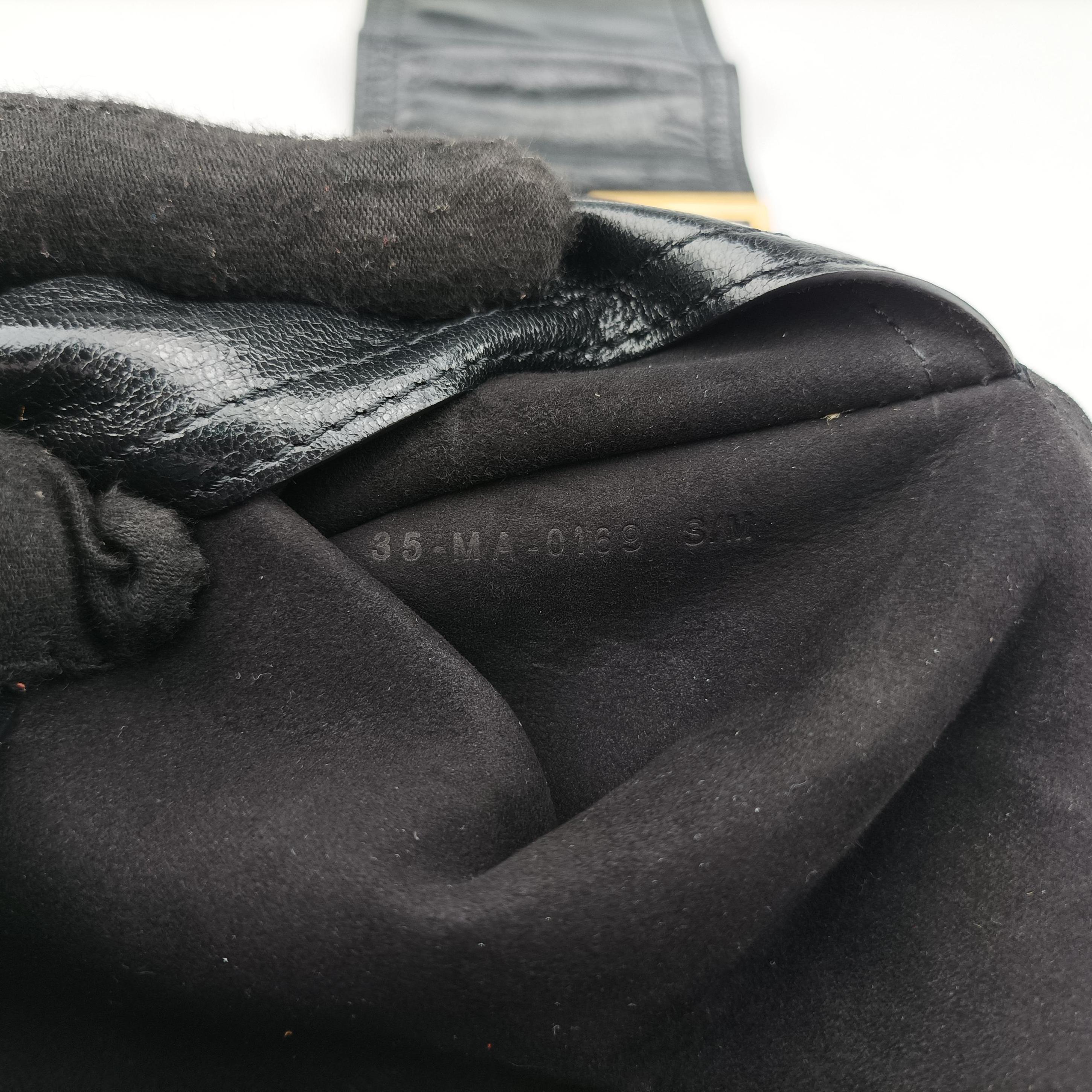 Pre-owned Christian Dior Saddle Belt Black Leather  bum bag/waist bag | stylenewstar