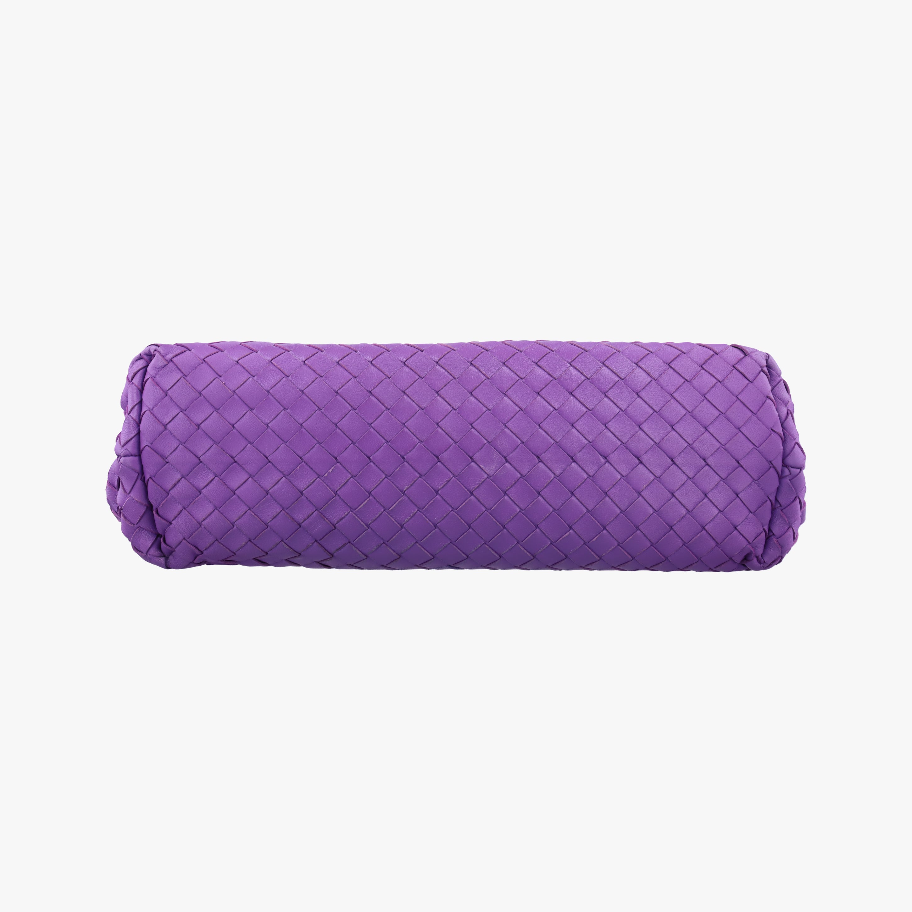 Pre-owned Bottega Veneta Intrecciato Olimpia Purple lambskin  shoulderbag | stylenewstar