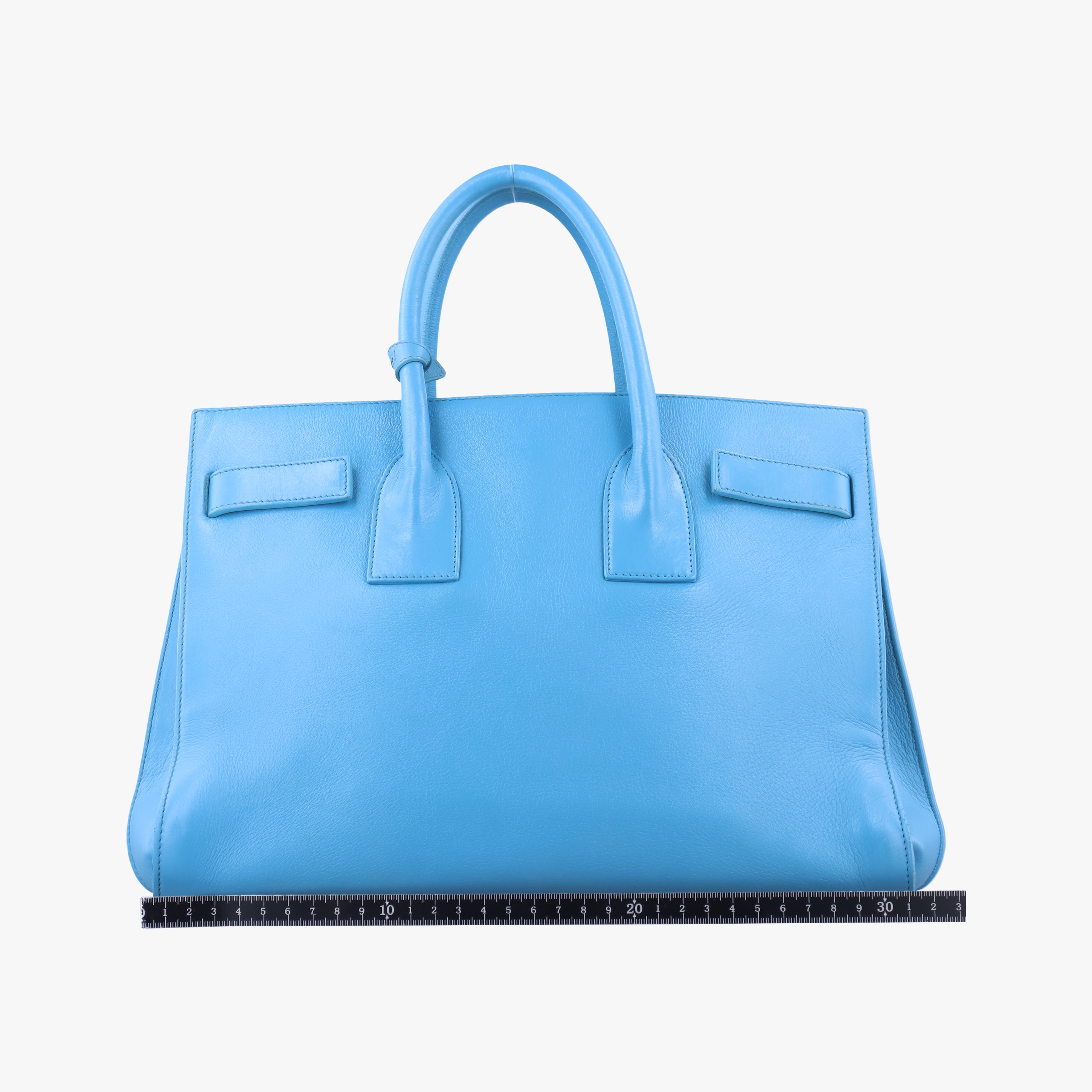 Secondhand Yves Saint Laurent SAC DE JOUR Blue Leather 324823 shoulderbag | stylenewstar