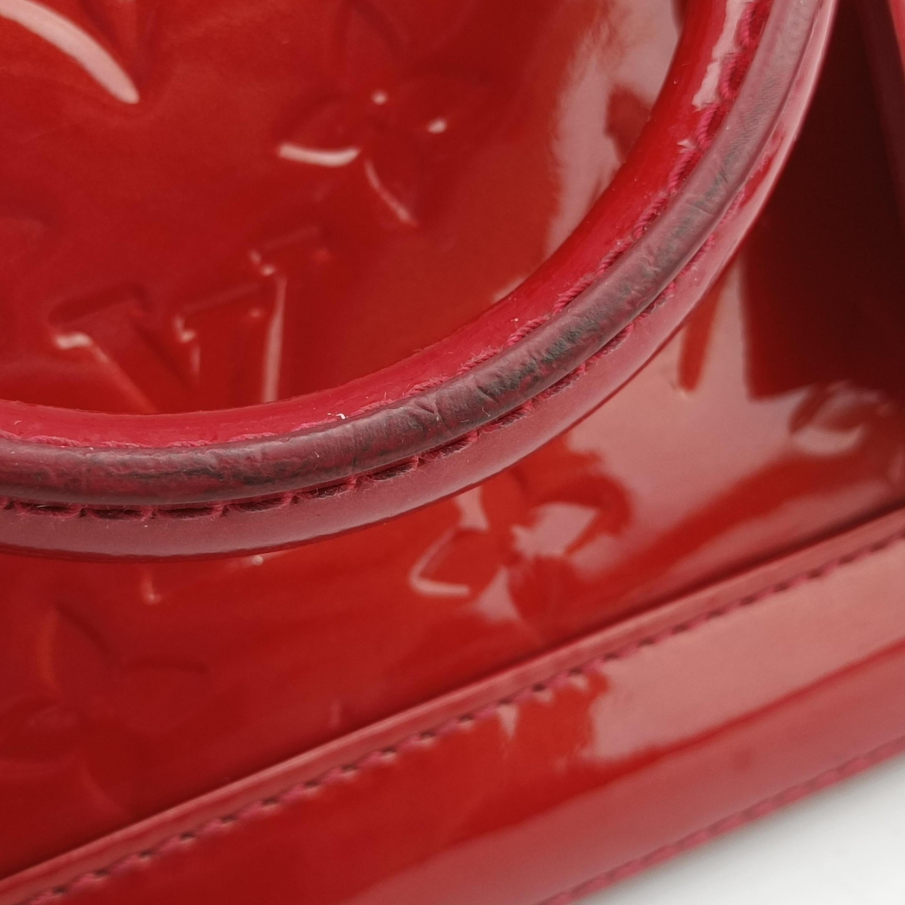 Secondhand Louis Vuitton Alma BB CERISE Vernis M90174 shoulderbag | stylenewstar
