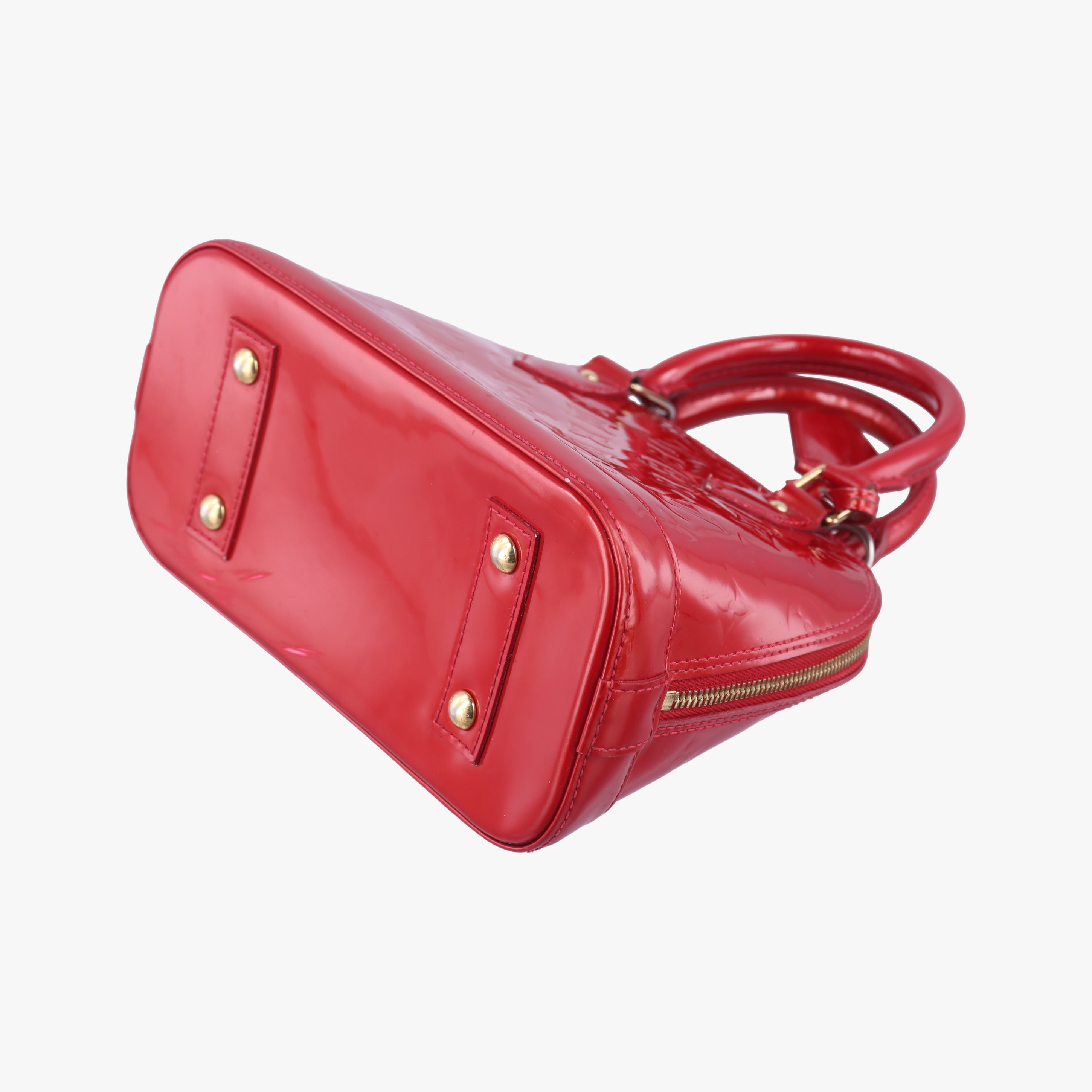 Secondhand Louis Vuitton Alma BB CERISE Vernis M90174 shoulderbag | stylenewstar