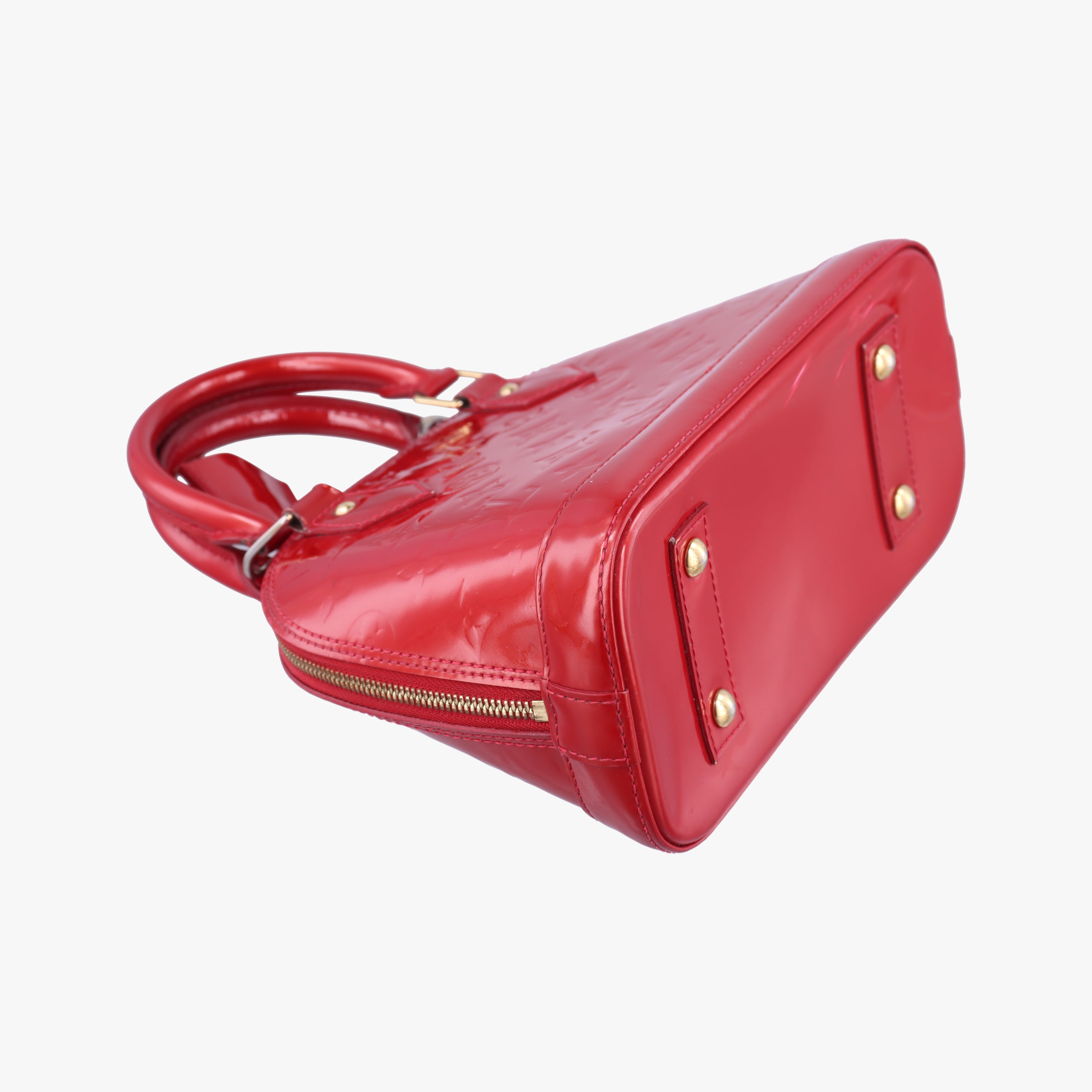 Secondhand Louis Vuitton Alma BB CERISE Vernis M90174 shoulderbag | stylenewstar