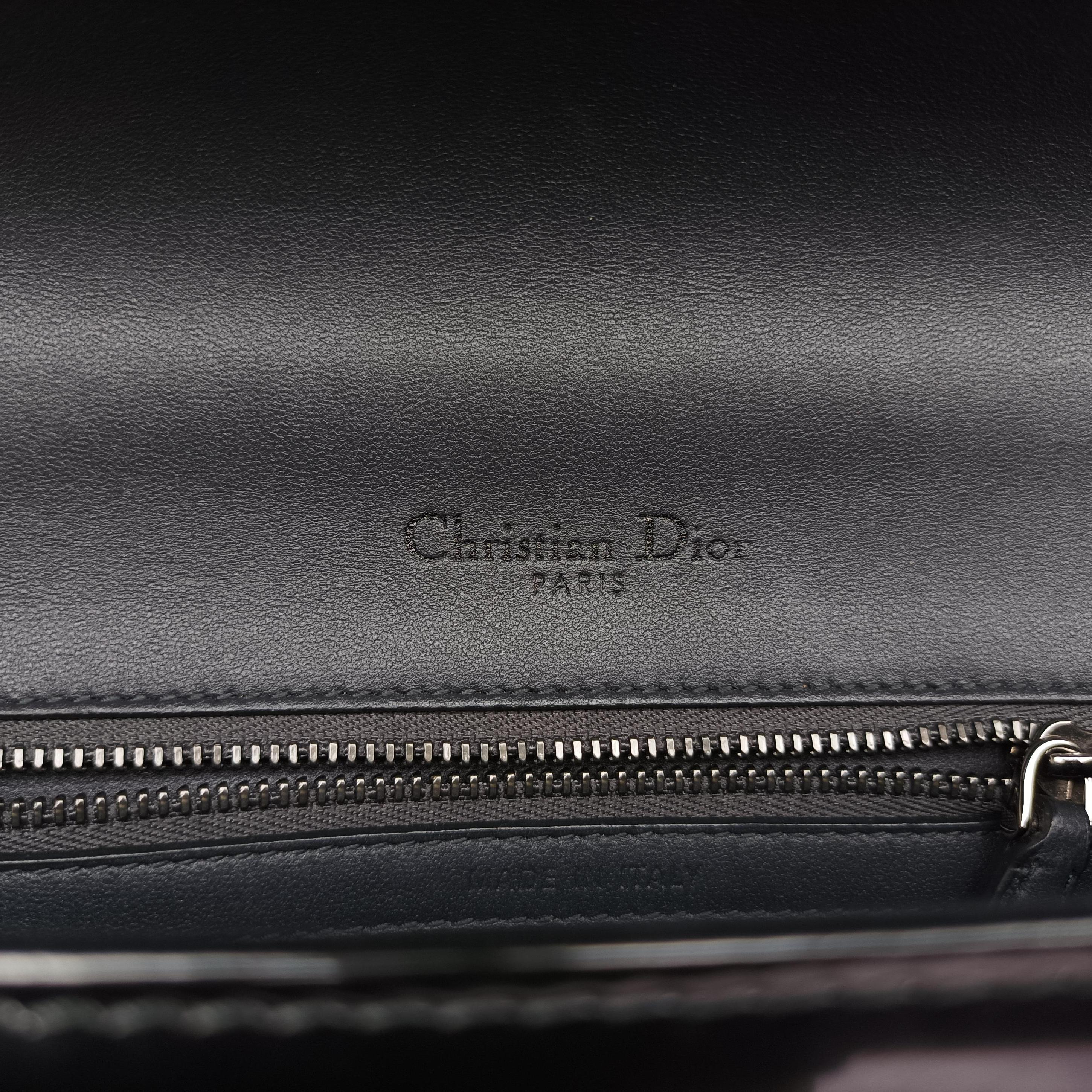 Vintage Christian Dior Diorama Black Leather  shoulderbag | stylenewstar