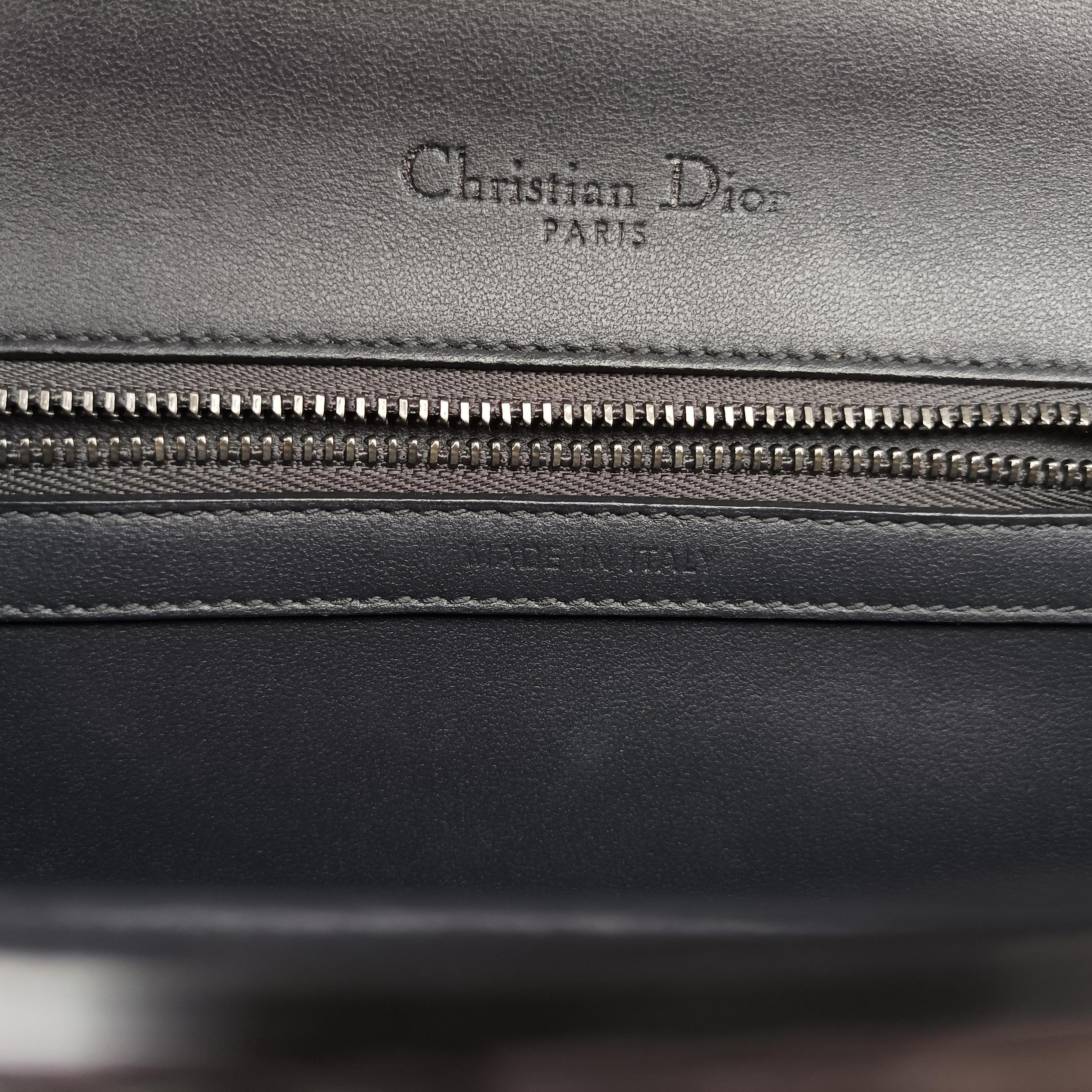 Vintage Christian Dior Diorama Black Leather  shoulderbag | stylenewstar