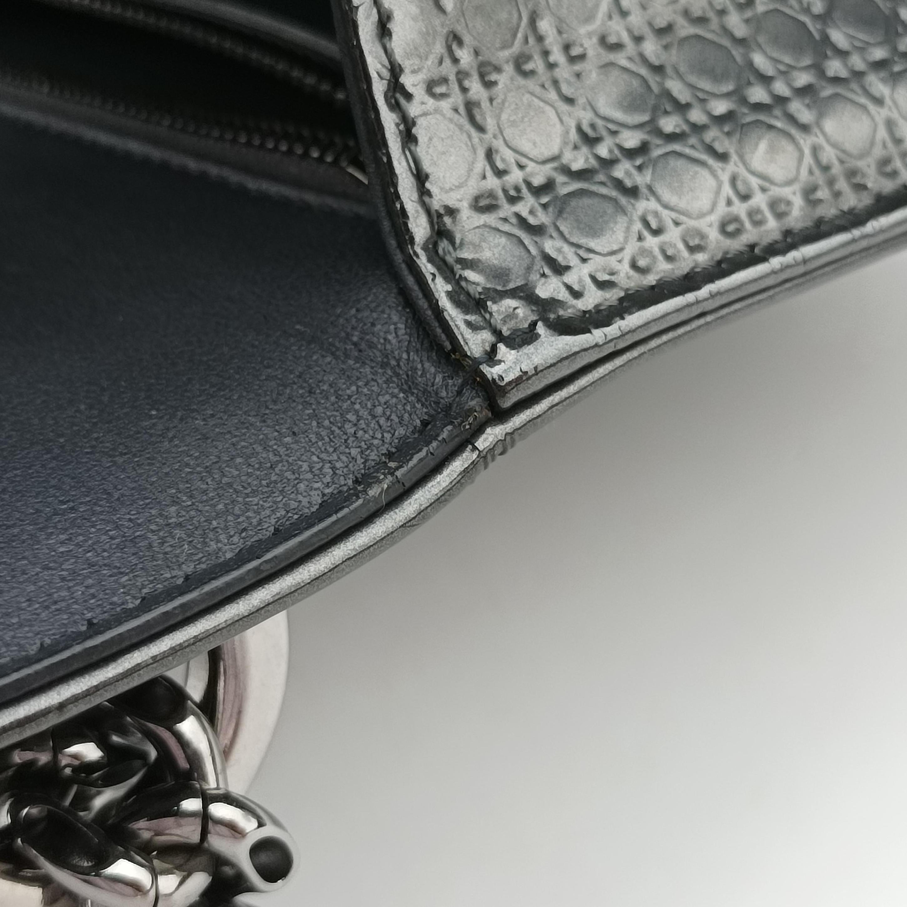 Vintage Christian Dior Diorama Black Leather  shoulderbag | stylenewstar