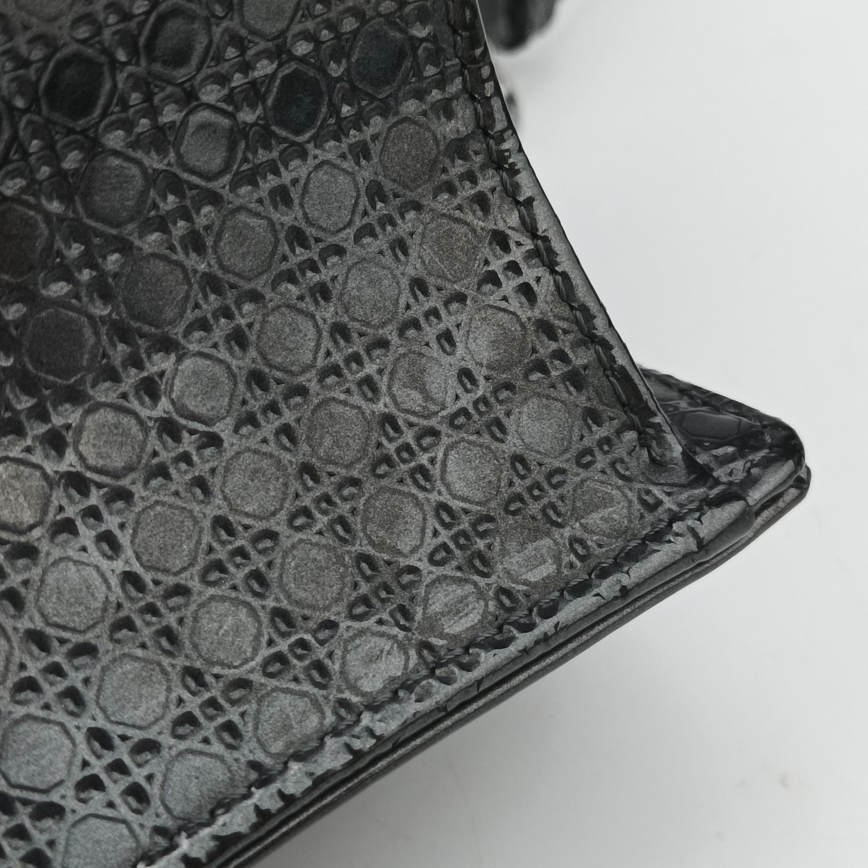 Vintage Christian Dior Diorama Black Leather  shoulderbag | stylenewstar