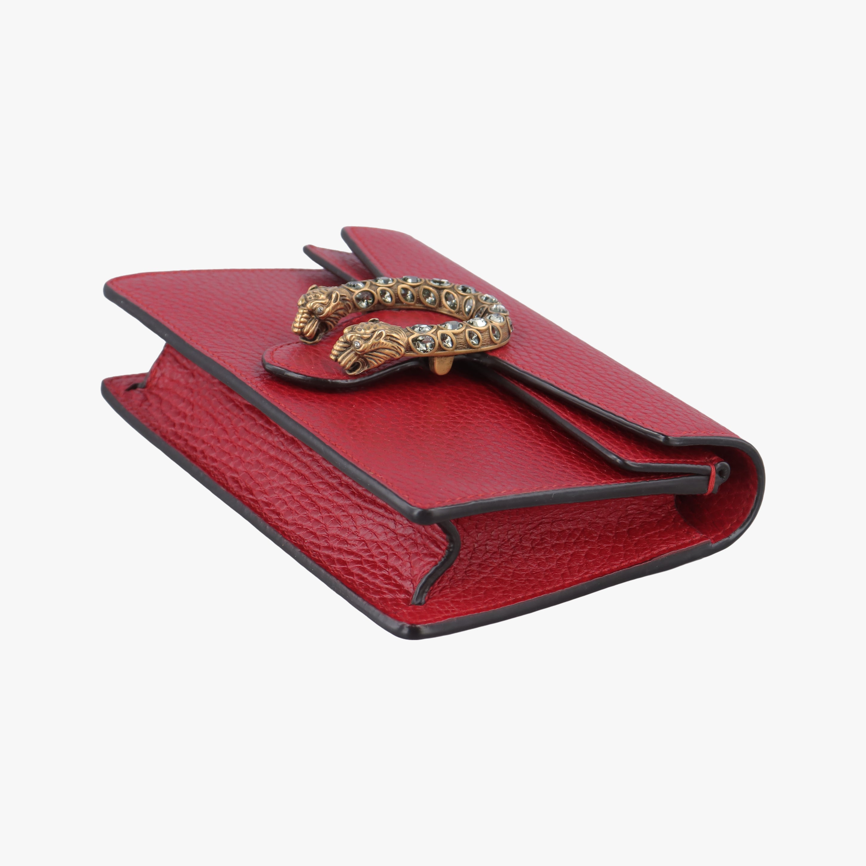Pre-owned Gucci Dionysus Red Leather 476432 shoulderbag | stylenewstar