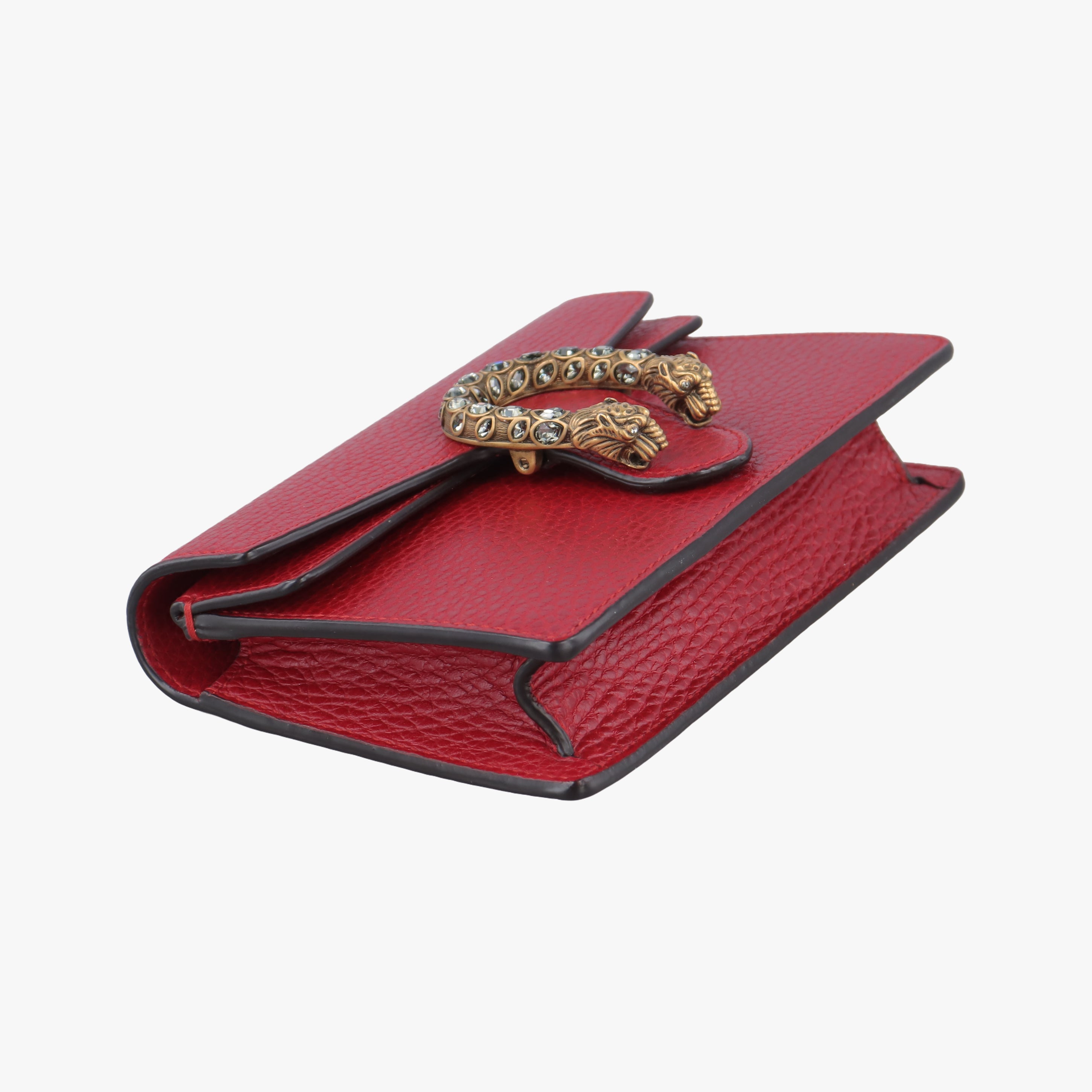 Pre-owned Gucci Dionysus Red Leather 476432 shoulderbag | stylenewstar