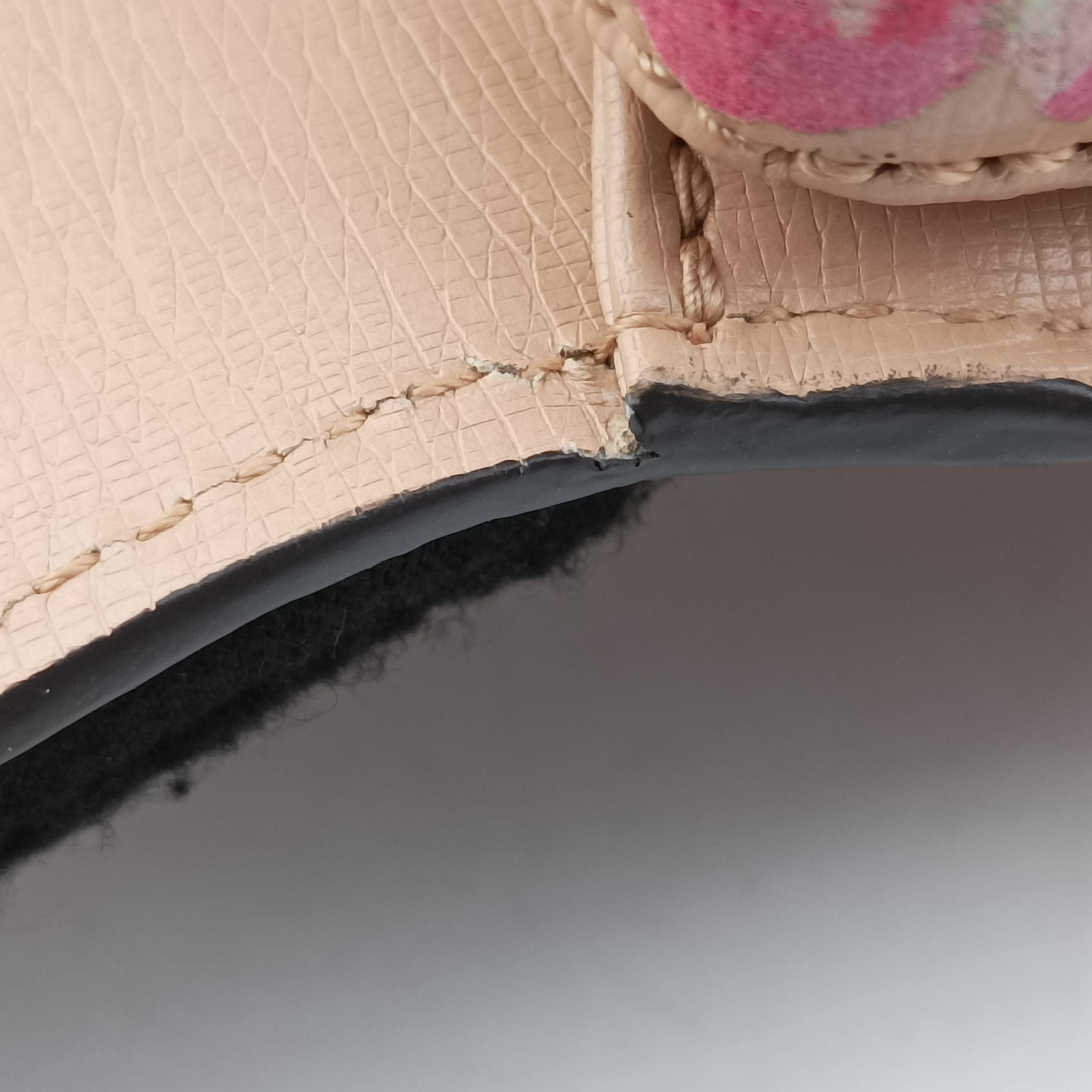 Pre-owned Gucci Bamboo Pink×Multicolour Leather 409398 shoulderbag | stylenewstar
