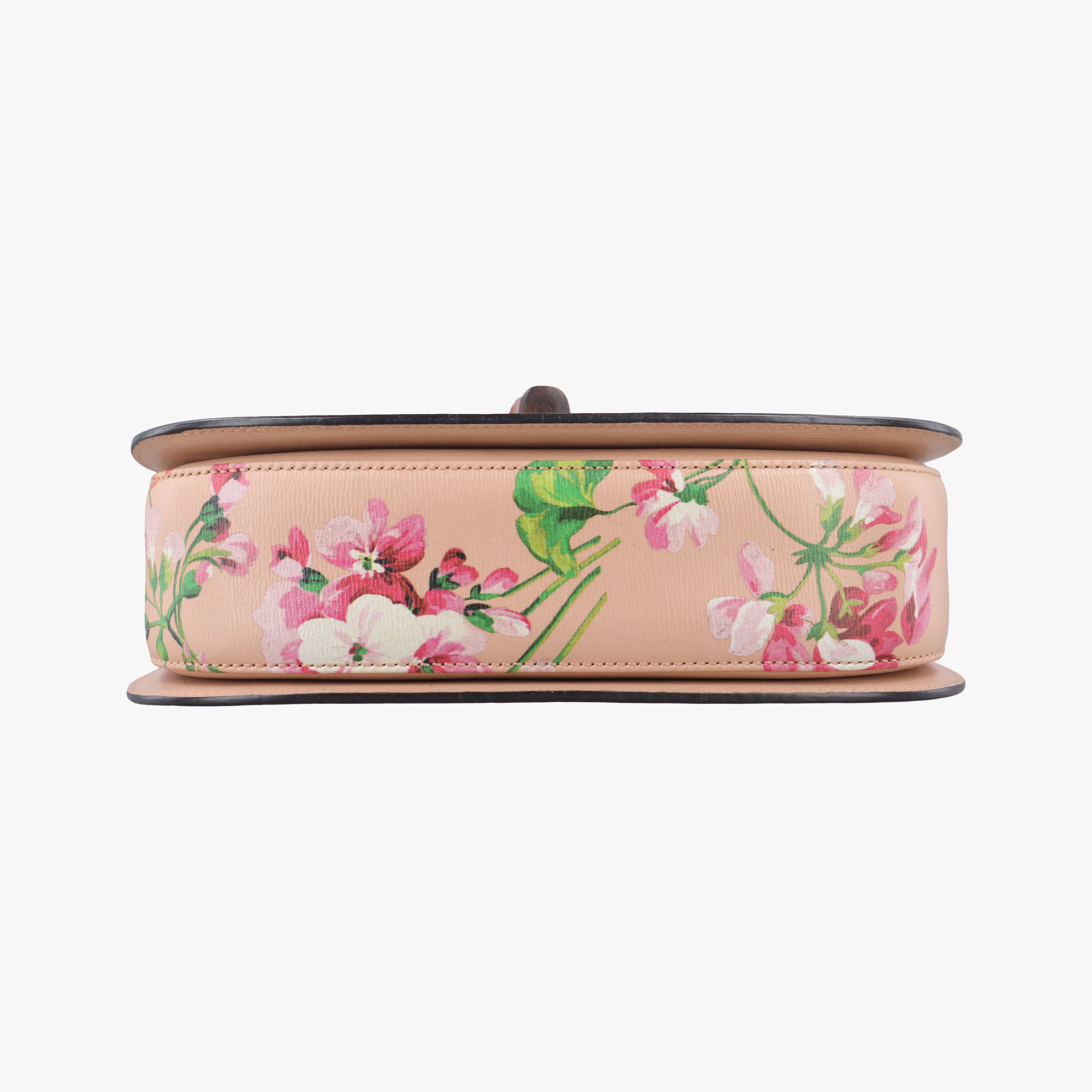 Pre-owned Gucci Bamboo Pink×Multicolour Leather 409398 shoulderbag | stylenewstar