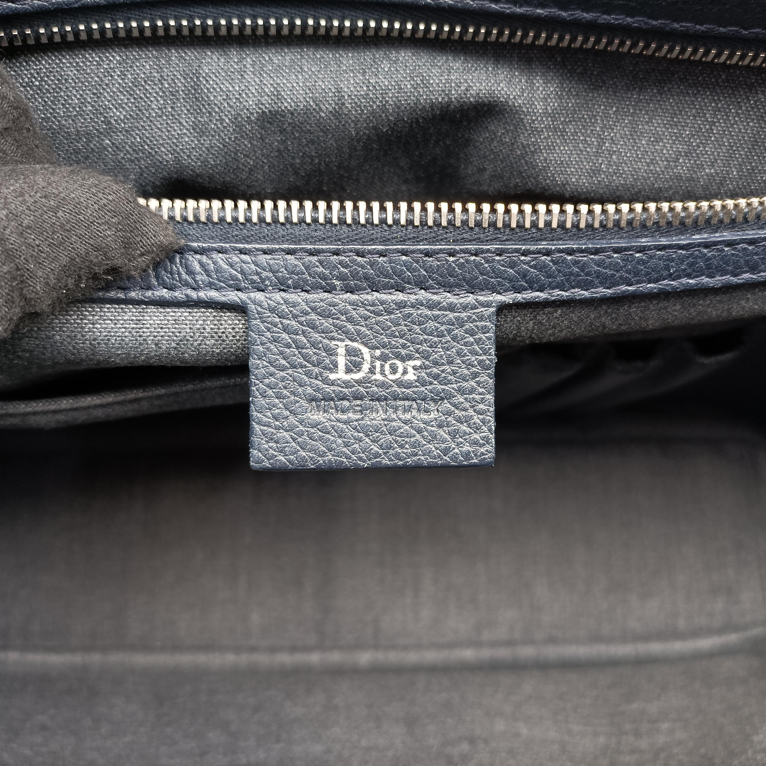 Secondhand Dior Homme Homme Navy leather  shoulderbag | stylenewstar