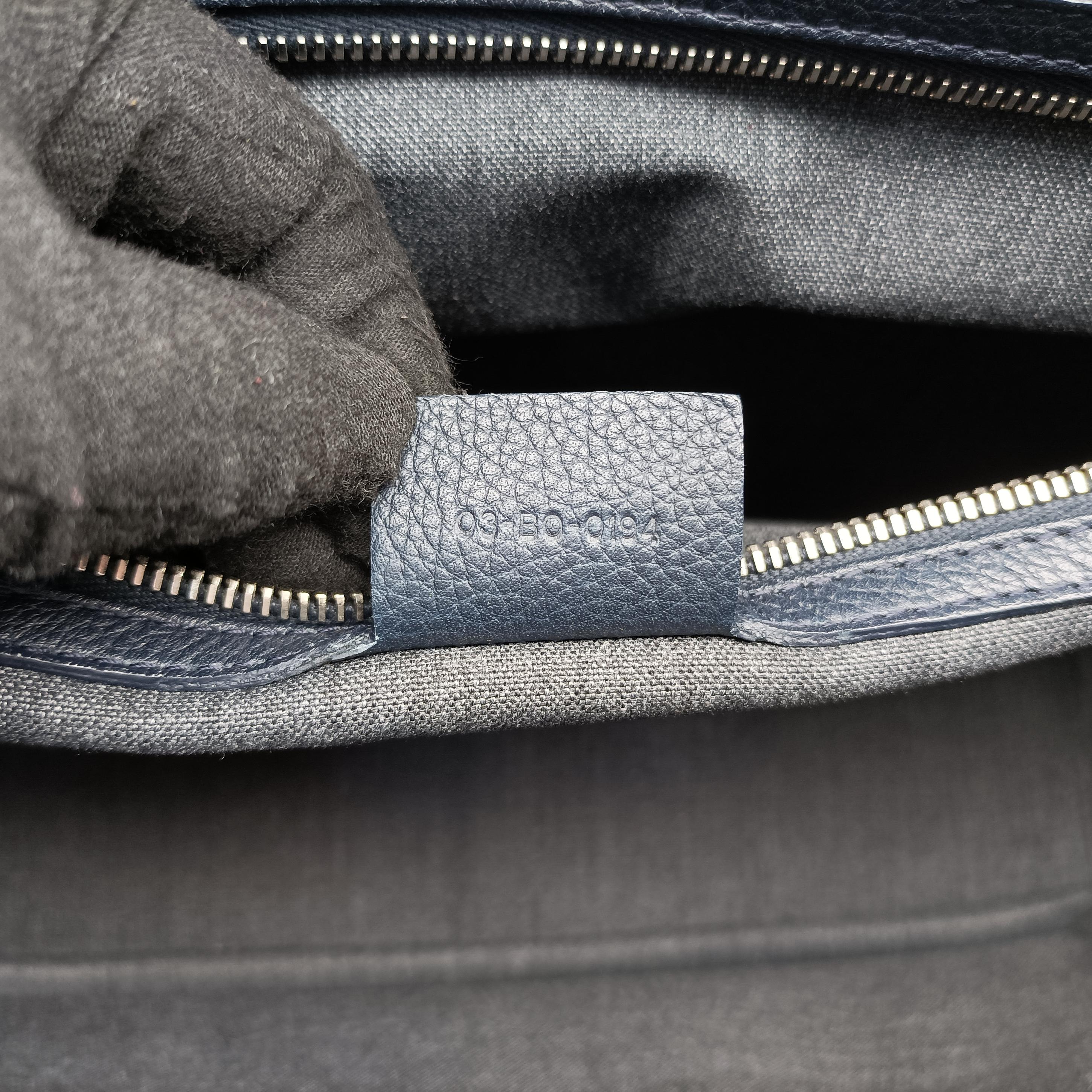 Secondhand Dior Homme Homme Navy leather  shoulderbag | stylenewstar