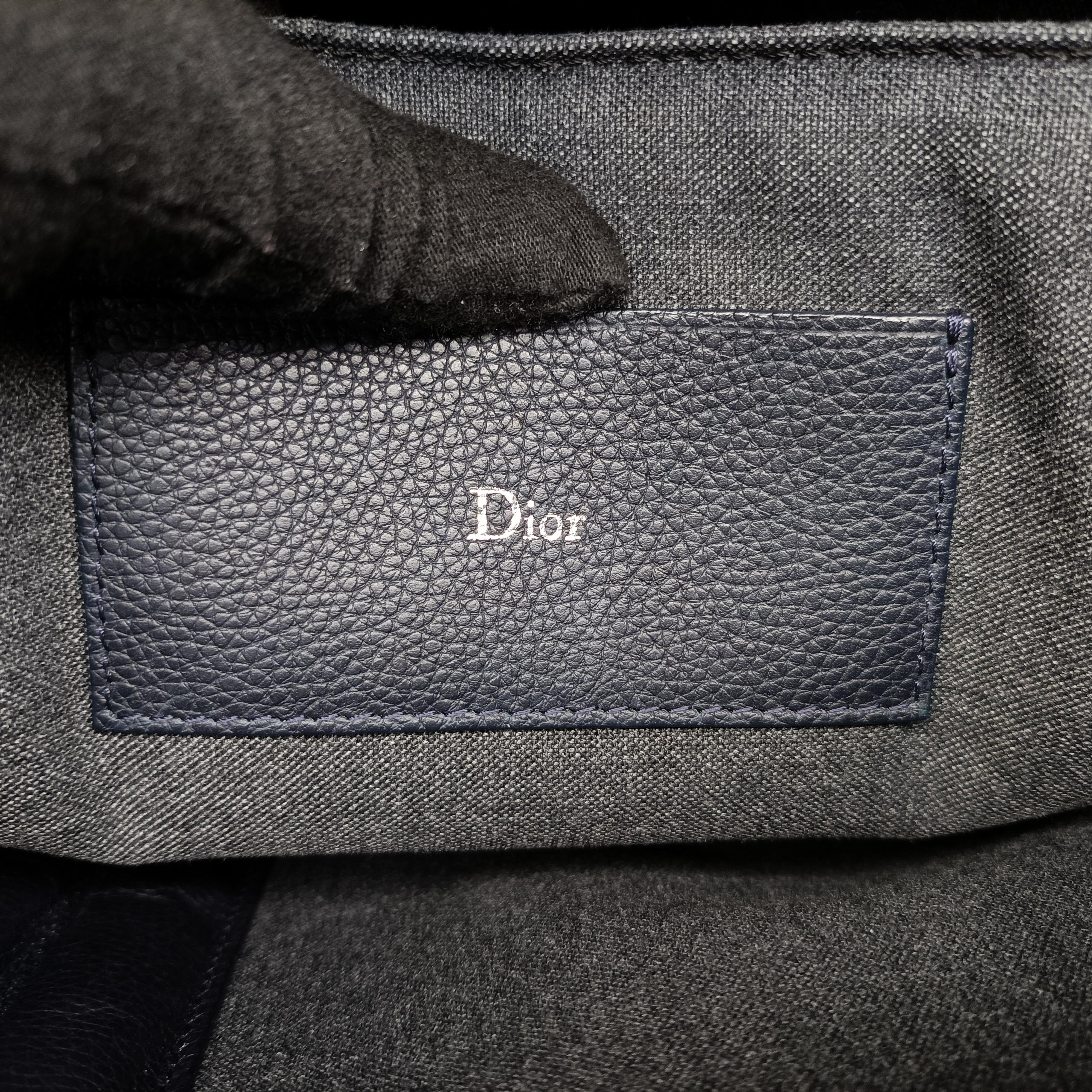 Secondhand Dior Homme Homme Navy leather  shoulderbag | stylenewstar