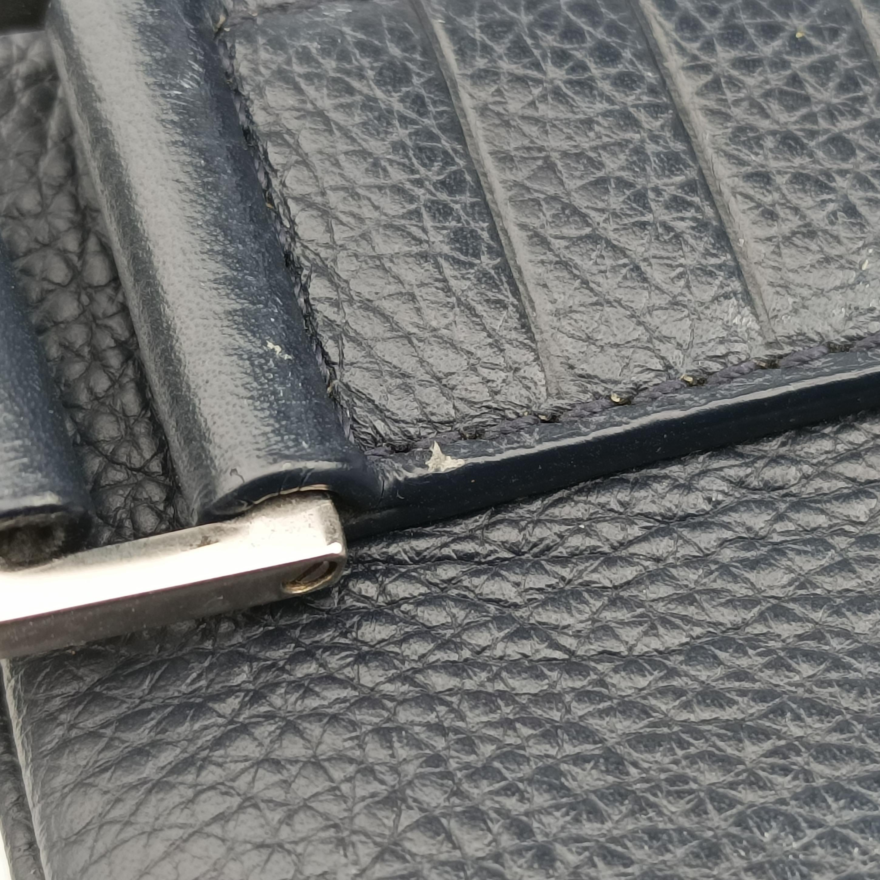Secondhand Dior Homme Homme Navy leather  shoulderbag | stylenewstar