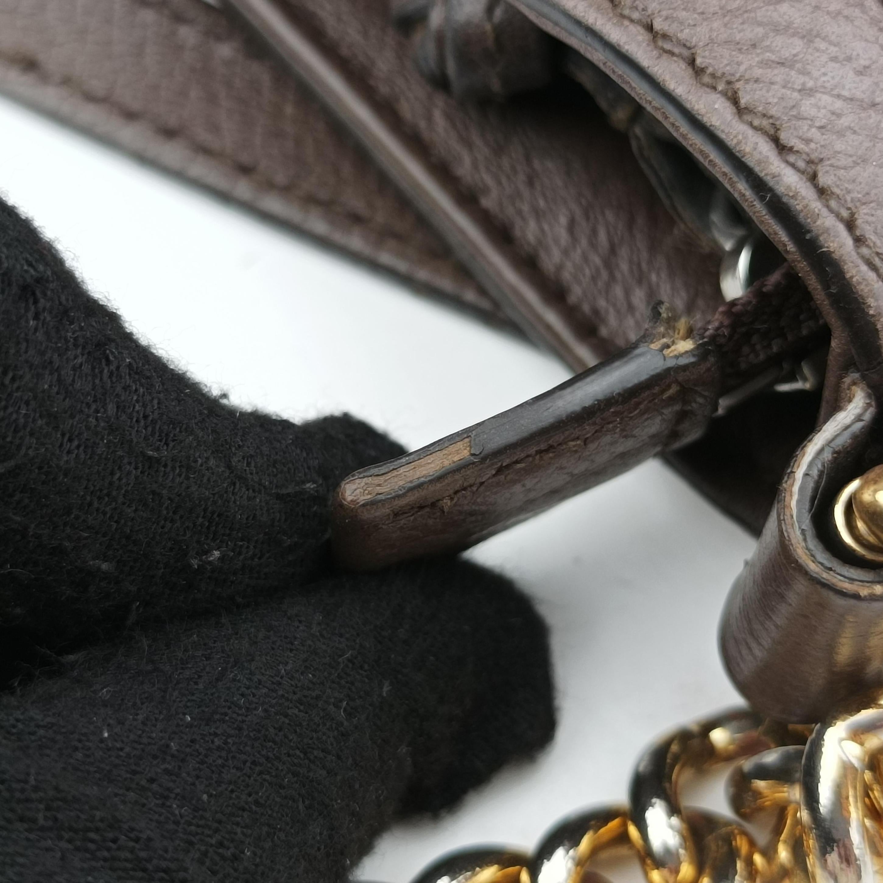 Pre-owned Gucci Dionysus Brown PVC coated canvas 499622 shoulderbag | stylenewstar