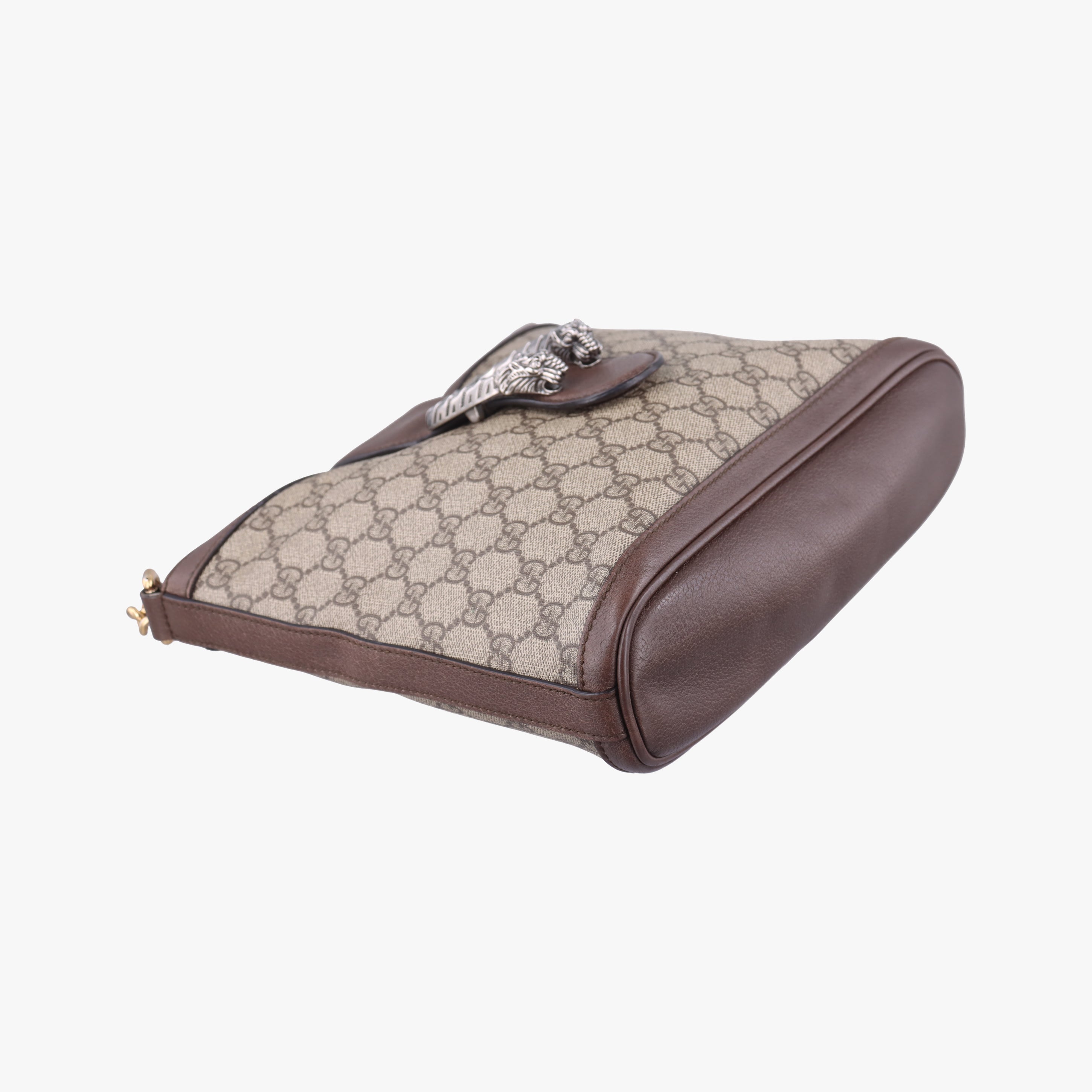 Pre-owned Gucci Dionysus Brown PVC coated canvas 499622 shoulderbag | stylenewstar