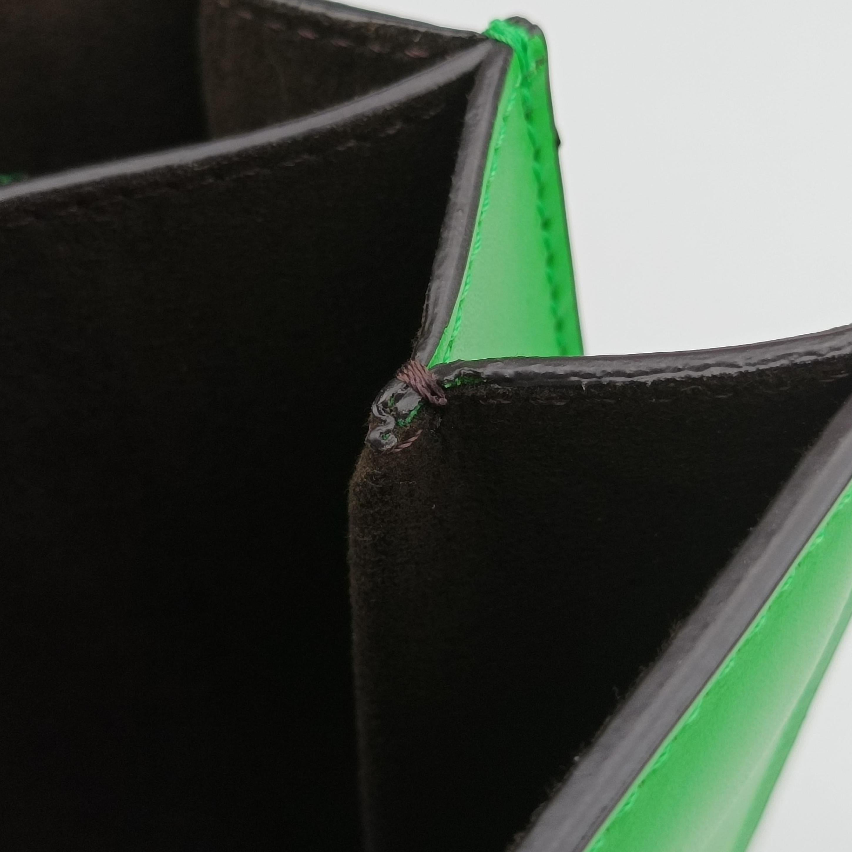 Pre-owned Fendi Fab Green Leather 8BT325 shoulderbag | stylenewstar