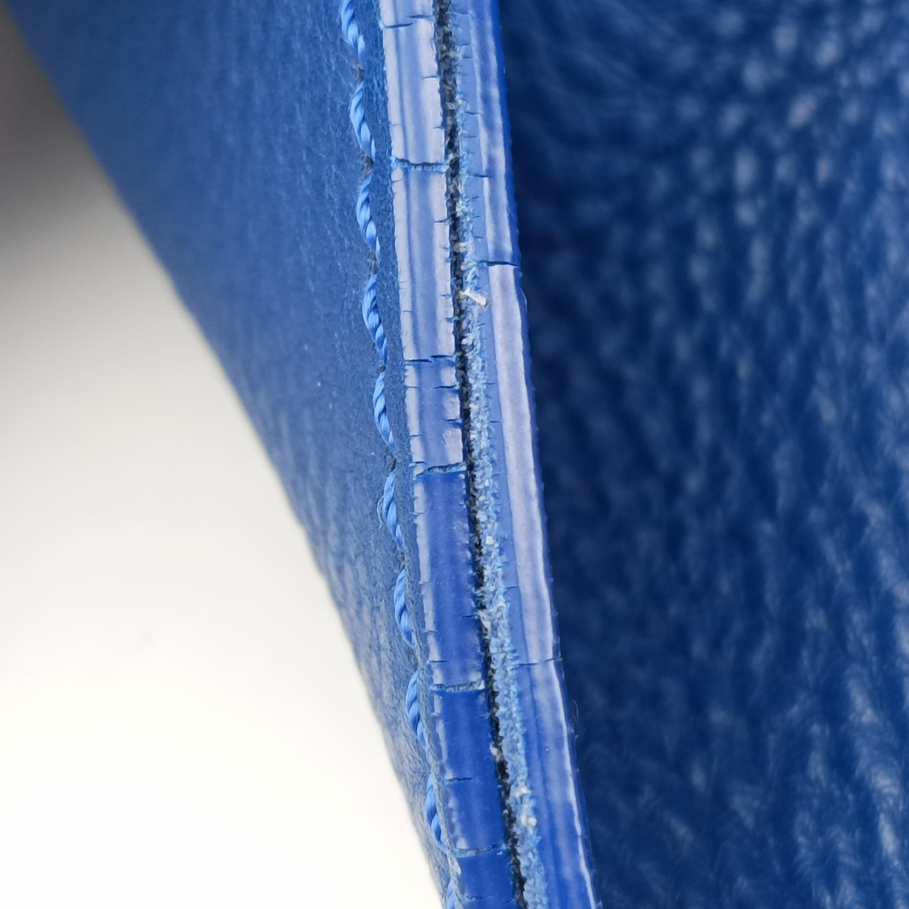 Pre-owned Celine Luggage Phantom Tote Blue leather  handbag | stylenewstar
