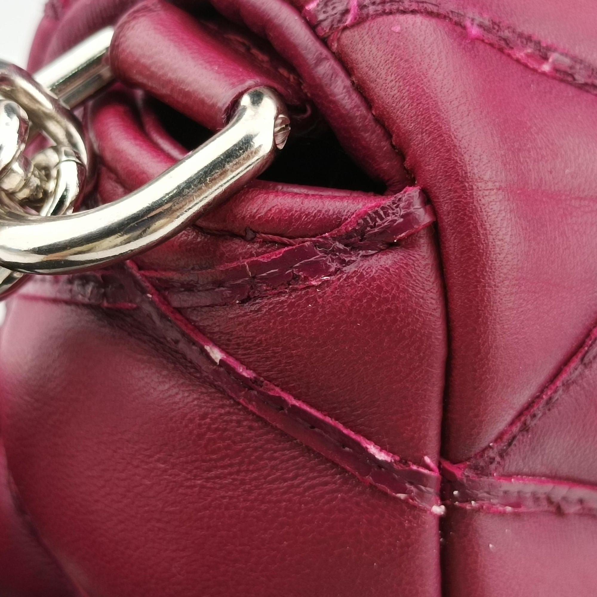 Pre-owned Louis Vuitton GO-14 MM Bordeaux Leather  shoulderbag | stylenewstar