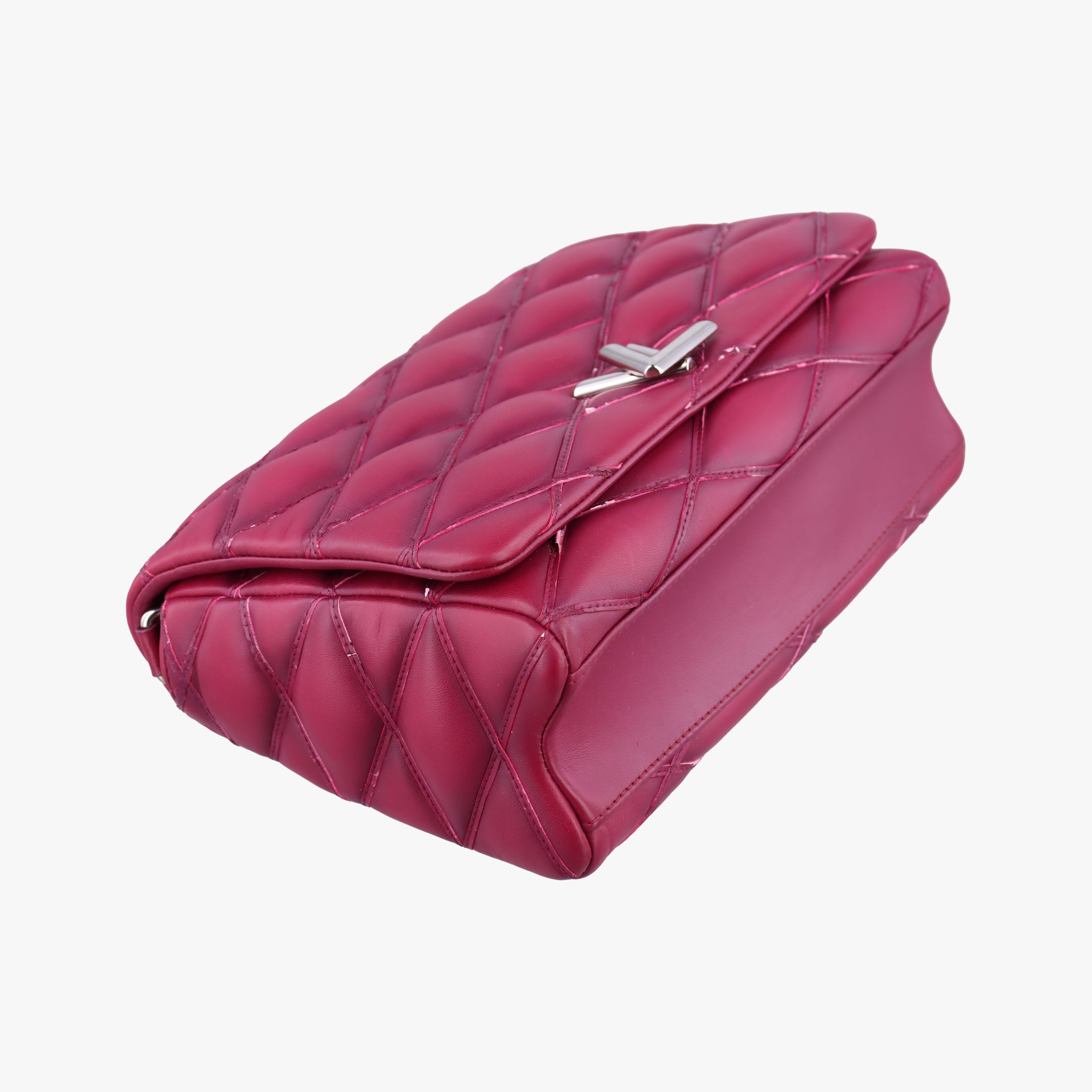 Pre-owned Louis Vuitton GO-14 MM Bordeaux Leather  shoulderbag | stylenewstar