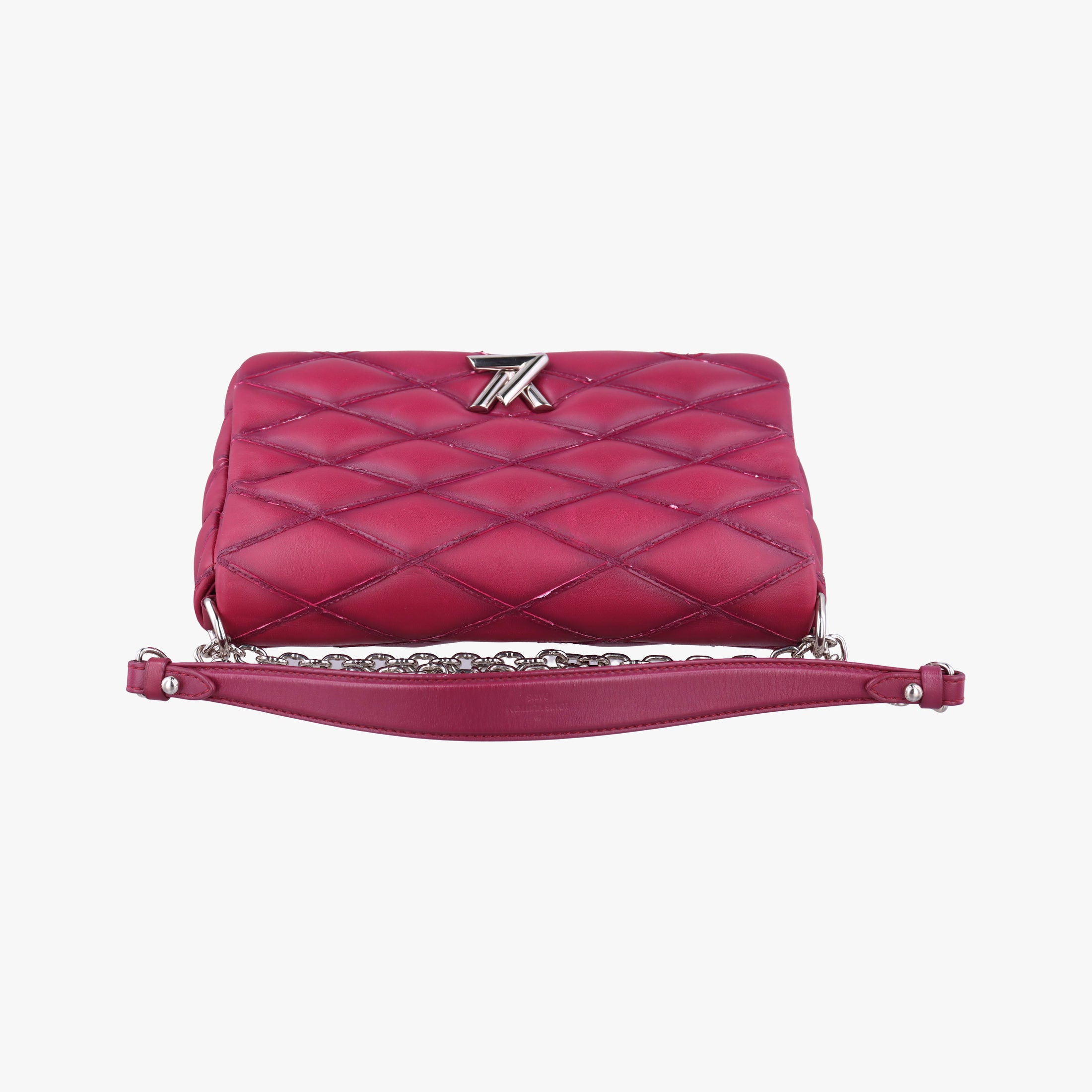 Pre-owned Louis Vuitton GO-14 MM Bordeaux Leather  shoulderbag | stylenewstar