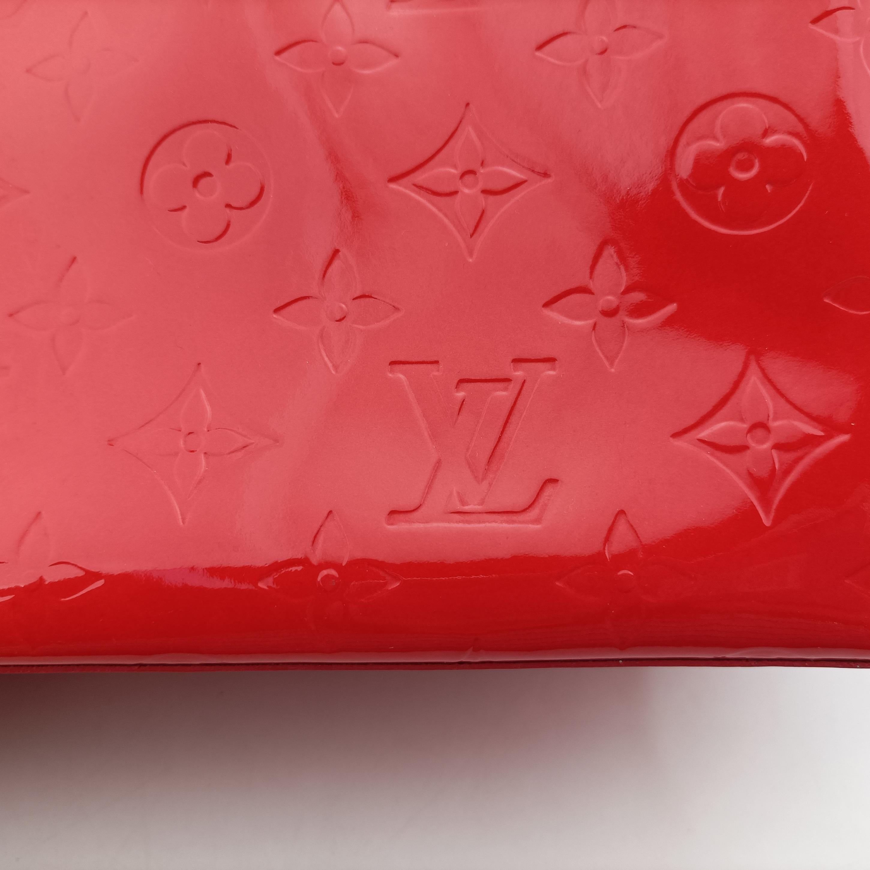 Pre-owned Louis Vuitton Lead PM Rouge Vernis M91088 handbag | stylenewstar