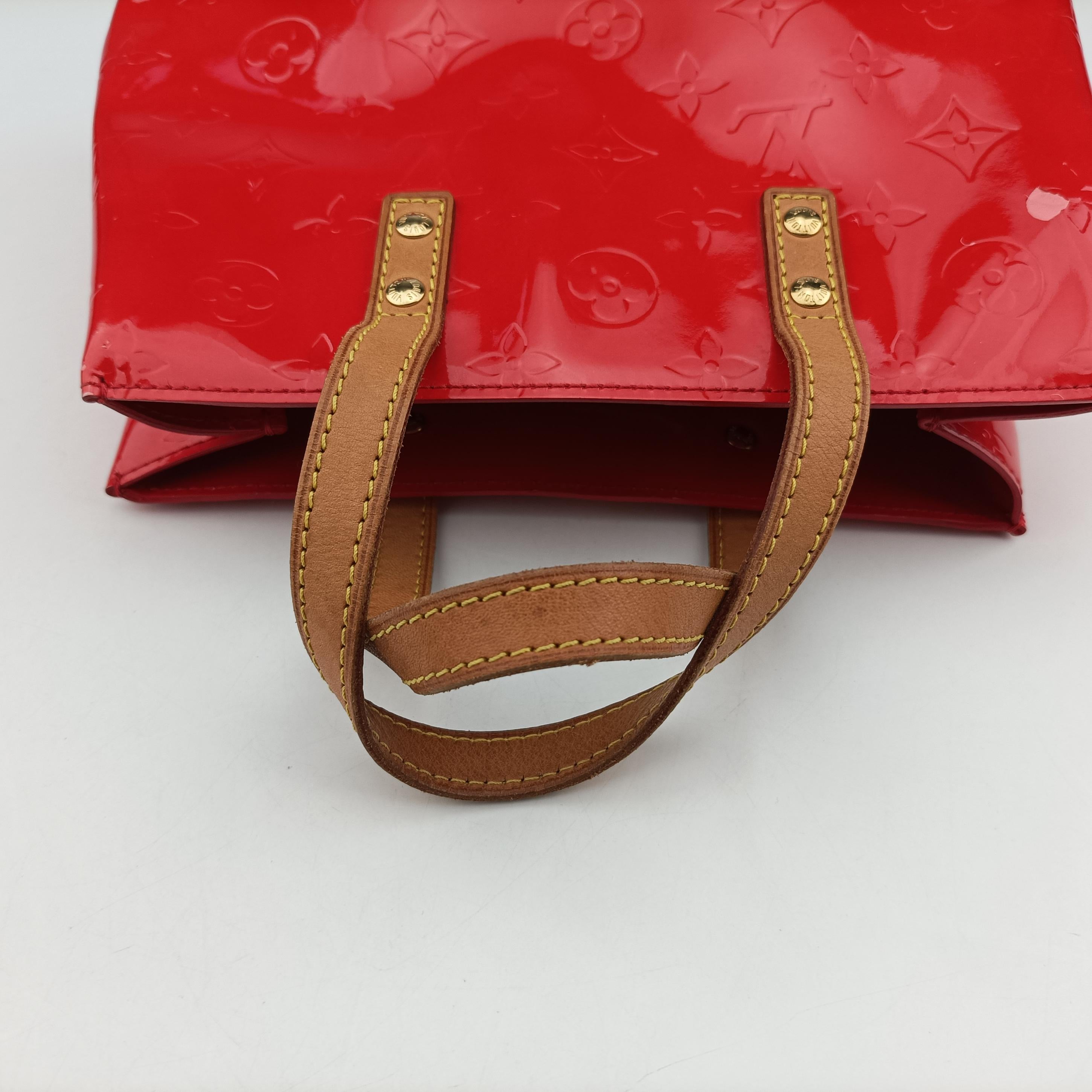 Pre-owned Louis Vuitton Lead PM Rouge Vernis M91088 handbag | stylenewstar