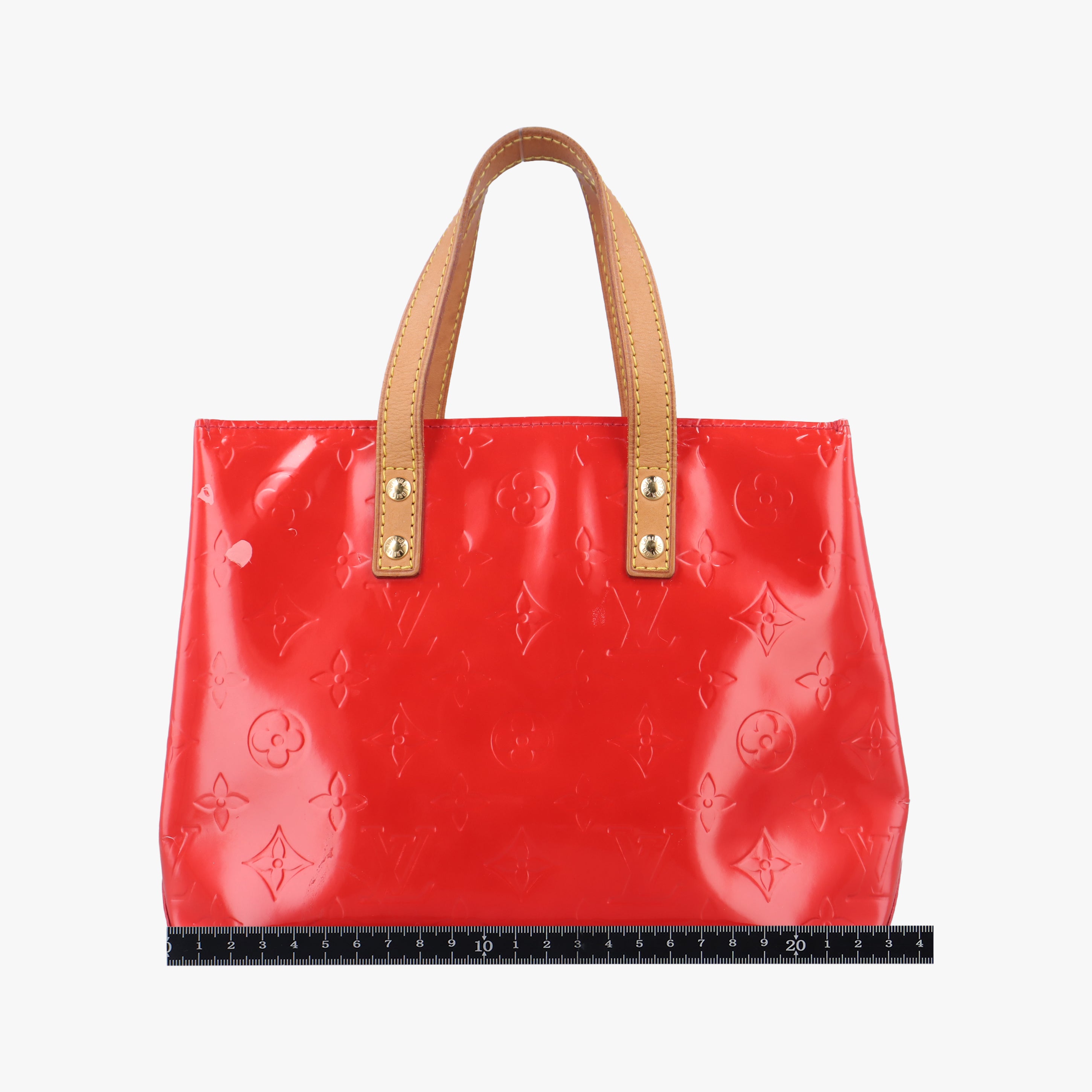 Pre-owned Louis Vuitton Lead PM Rouge Vernis M91088 handbag | stylenewstar