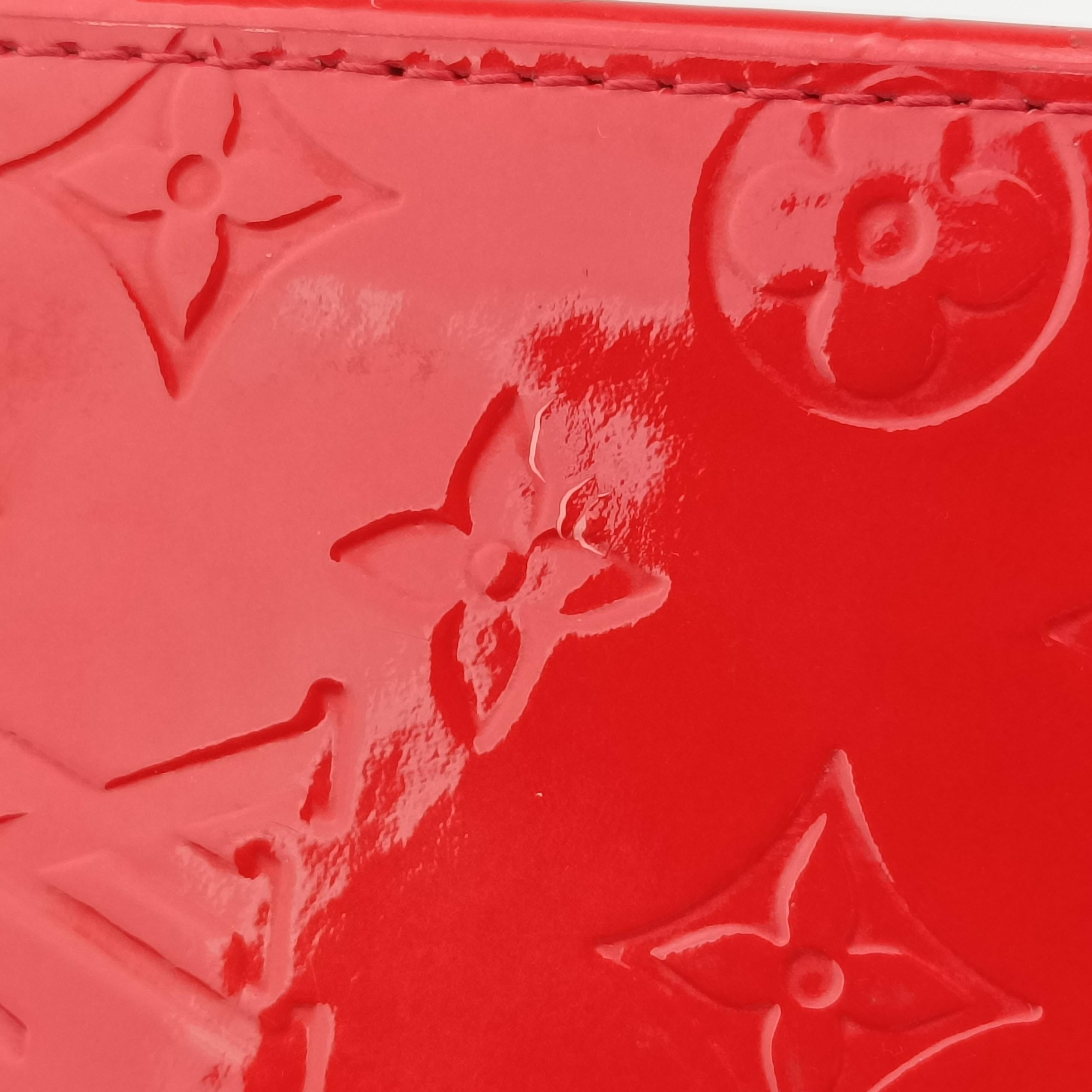 Pre-owned Louis Vuitton Lead PM Rouge Vernis M91088 handbag | stylenewstar