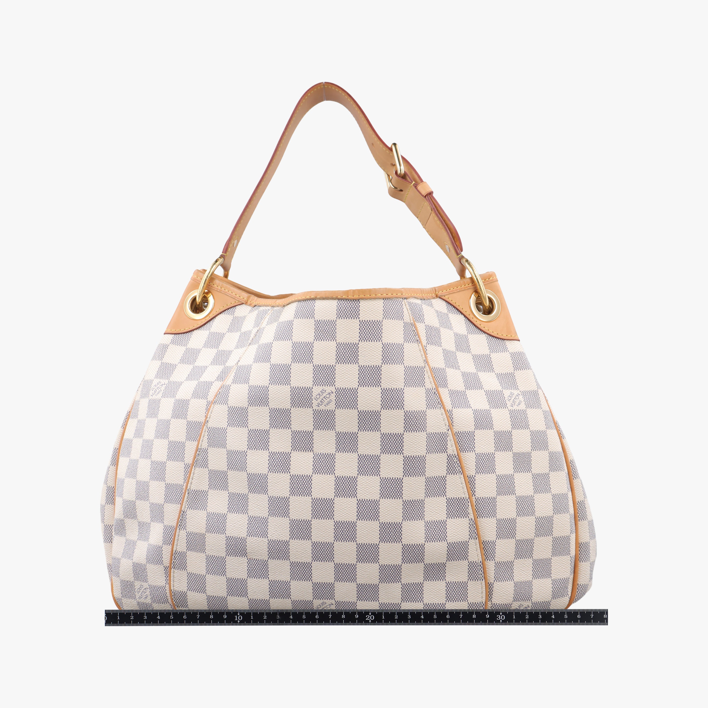 Secondhand Louis Vuitton GALLIERA PM AZUR Damier Canvas N55215 shoulderbag | stylenewstar