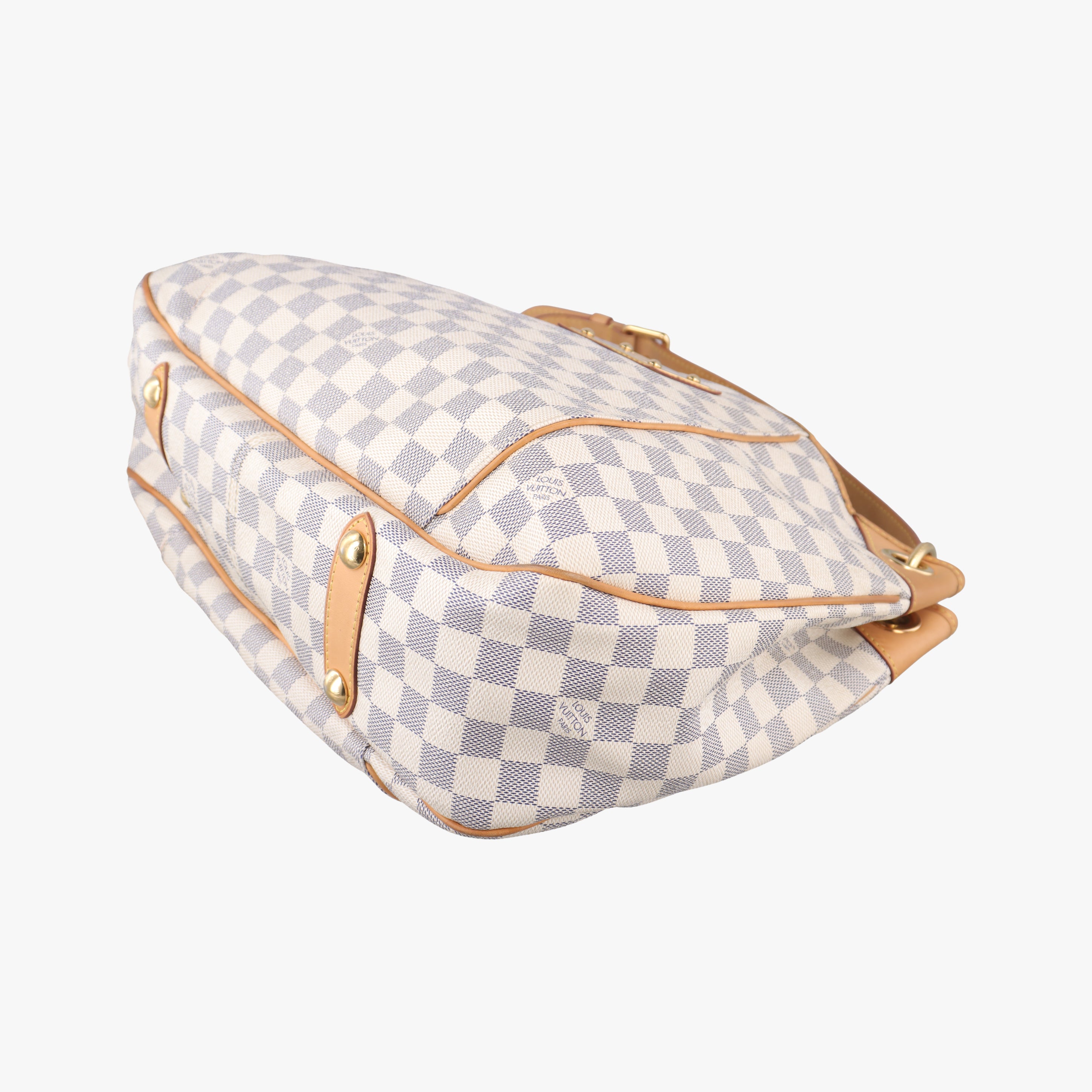 Secondhand Louis Vuitton GALLIERA PM AZUR Damier Canvas N55215 shoulderbag | stylenewstar