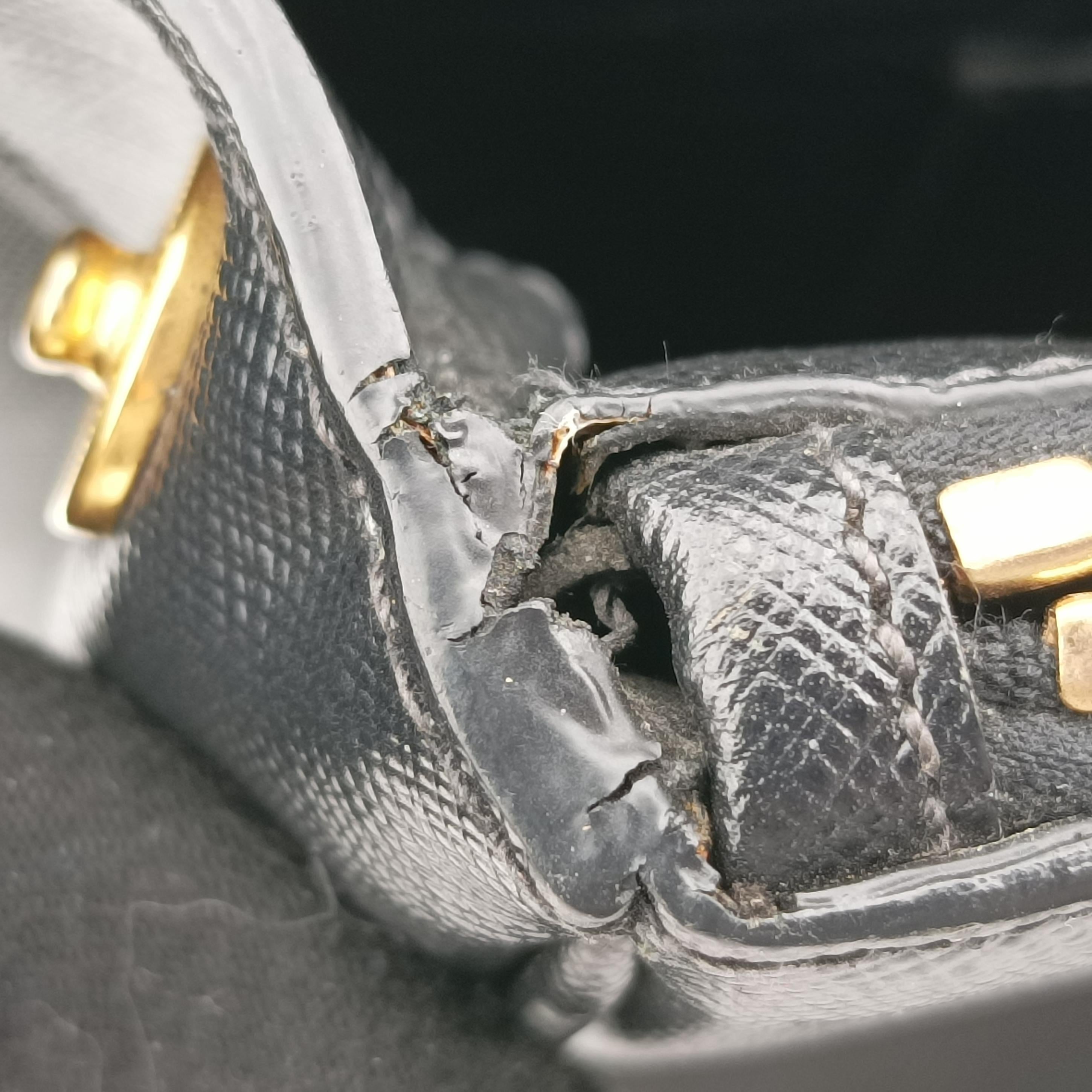 Pre-owned Prada Galleria Black SAFFIANO Leather BN1786 handbag | stylenewstar