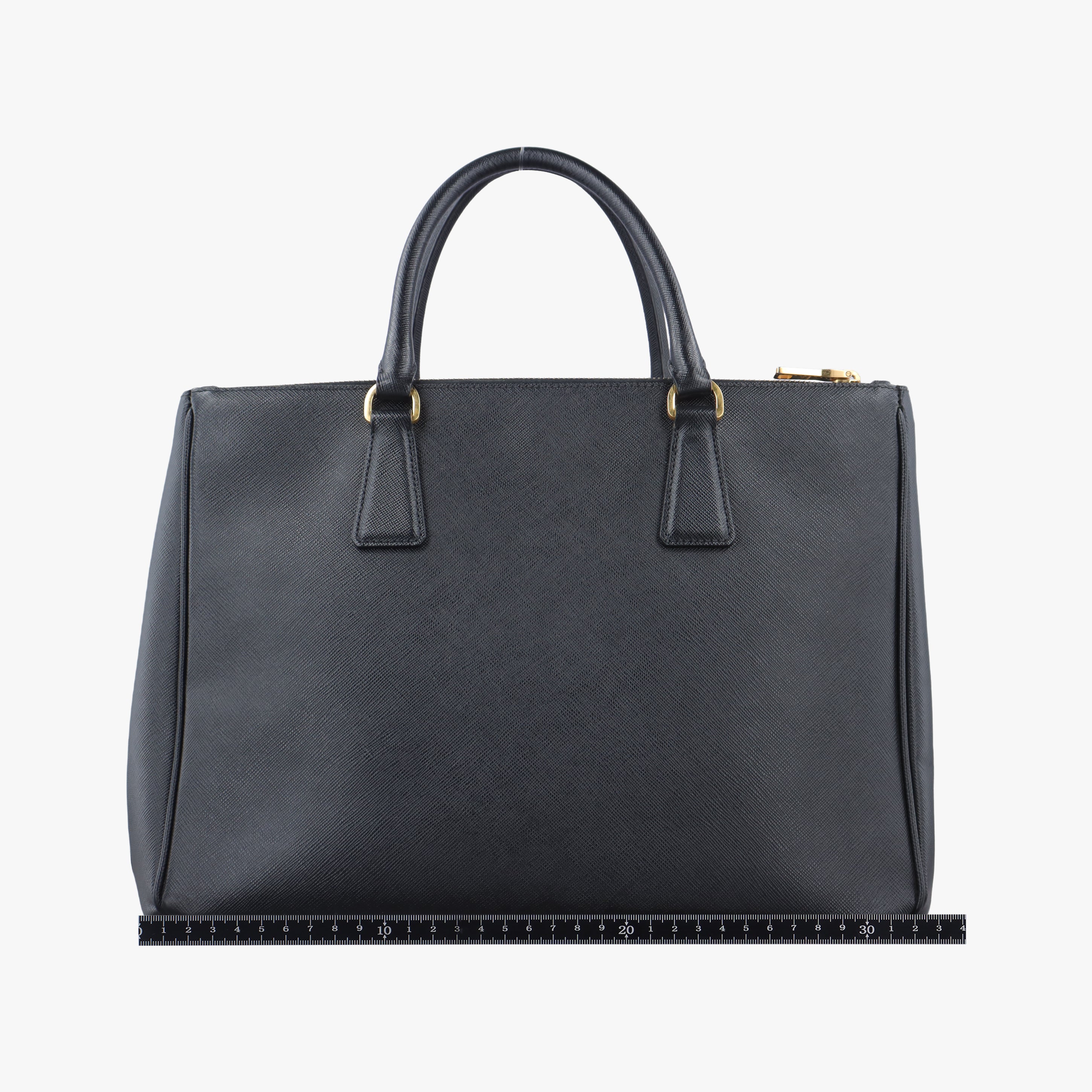 Pre-owned Prada Galleria Black SAFFIANO Leather BN1786 handbag | stylenewstar